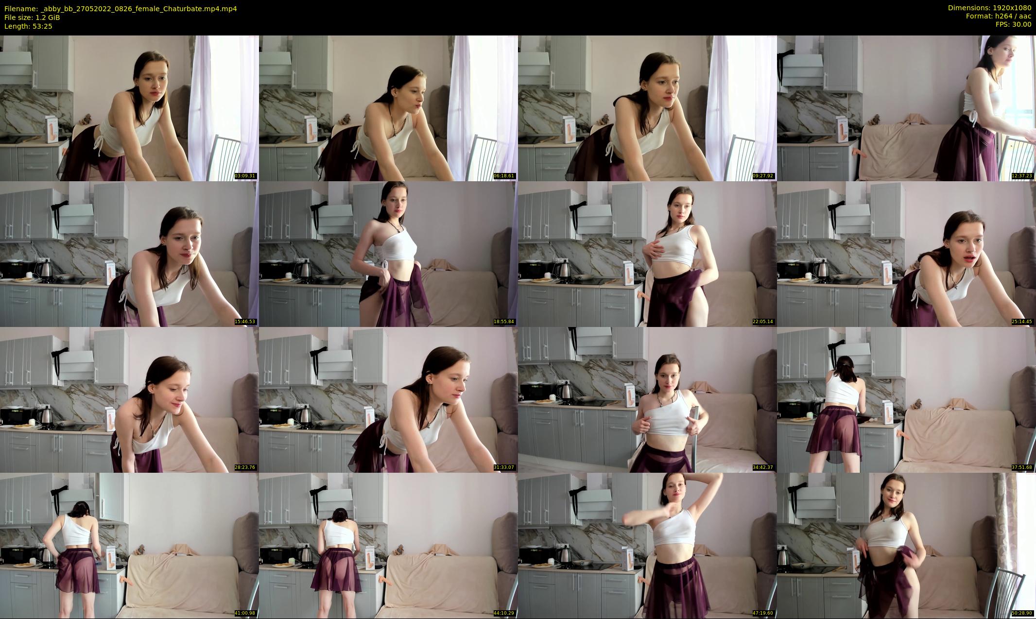 _abby_bb — 54 minute Chaturbate female cam show recording, 1080p, May 27, 2022