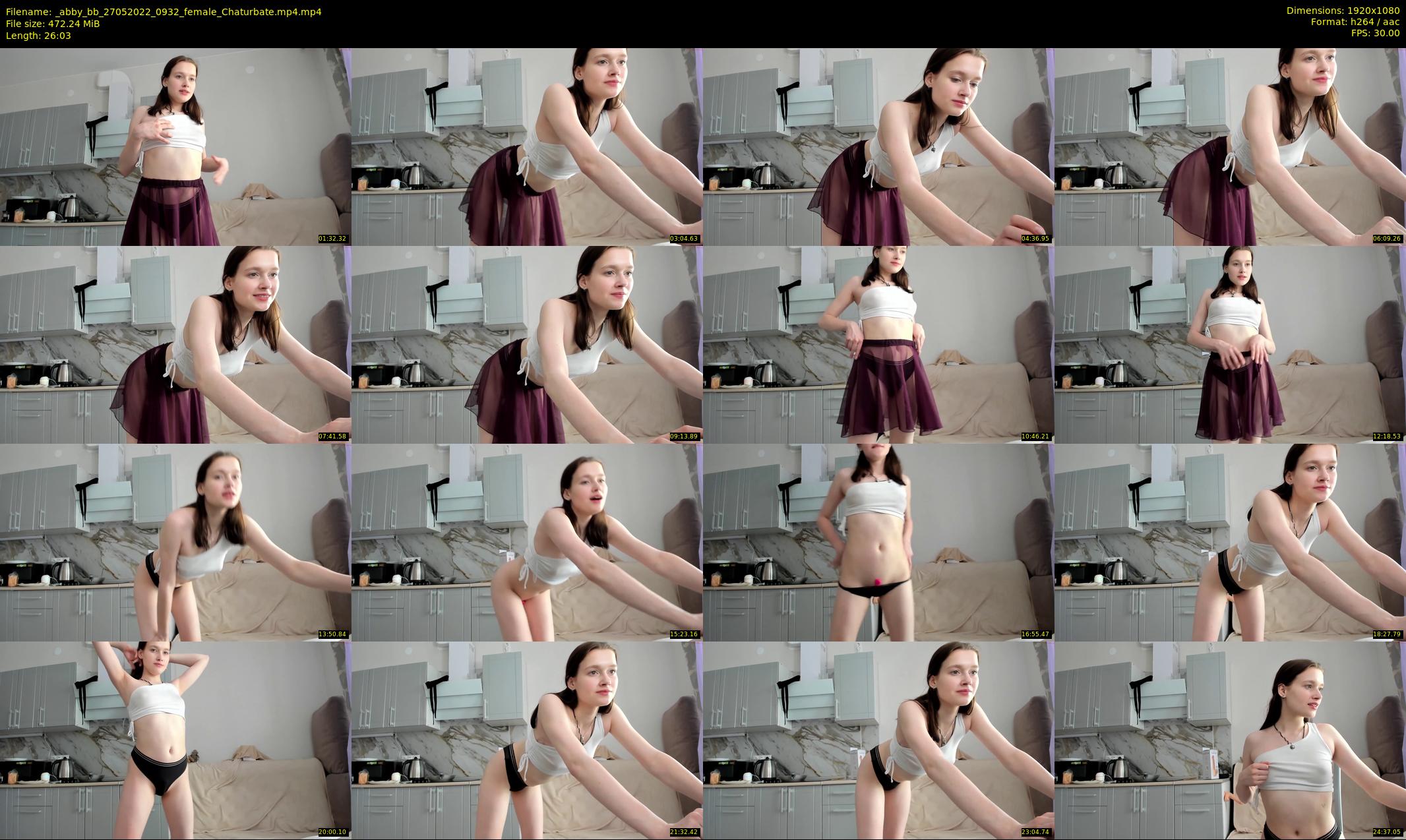 _abby_bb — 27 minute Chaturbate female cam show recording, 1080p, May 27, 2022