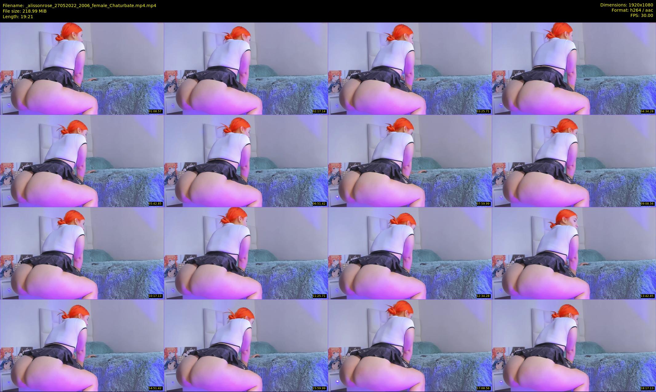 _alissonrose — 20 minute Chaturbate female cam show recording, 1080p, May 27, 2022