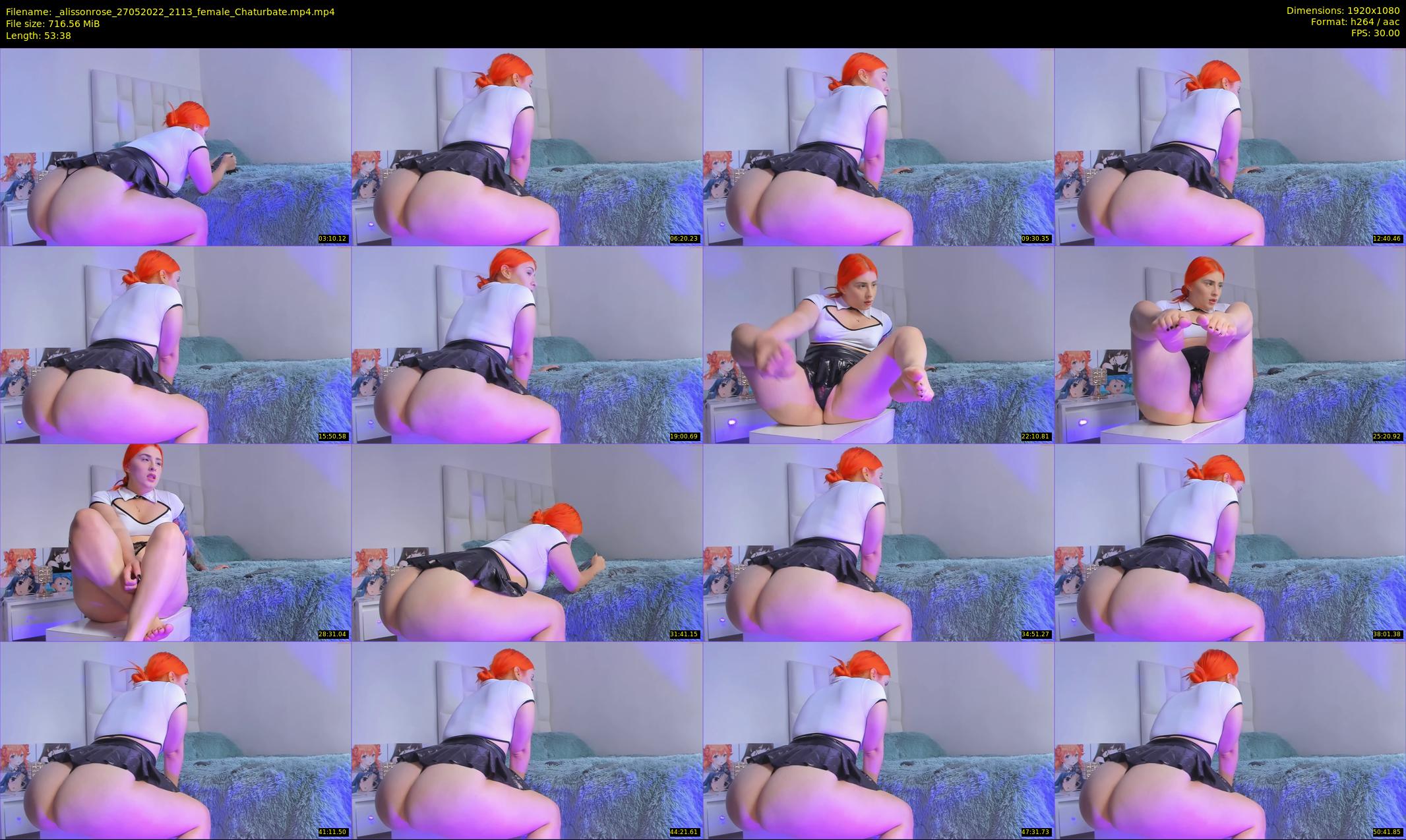 _alissonrose — 54 minute Chaturbate female cam show recording, 1080p, May 27, 2022