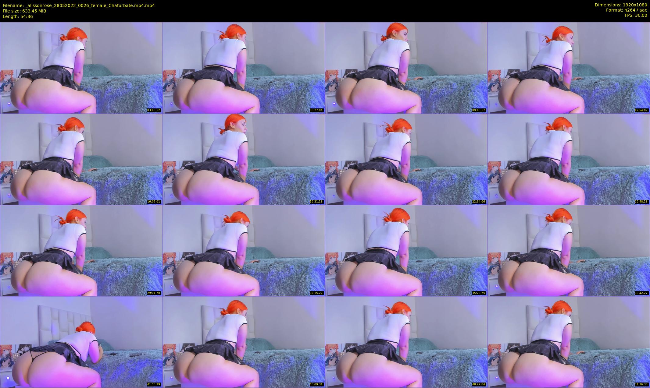 _alissonrose — 55 minute Chaturbate female cam show recording, 1080p, May 28, 2022
