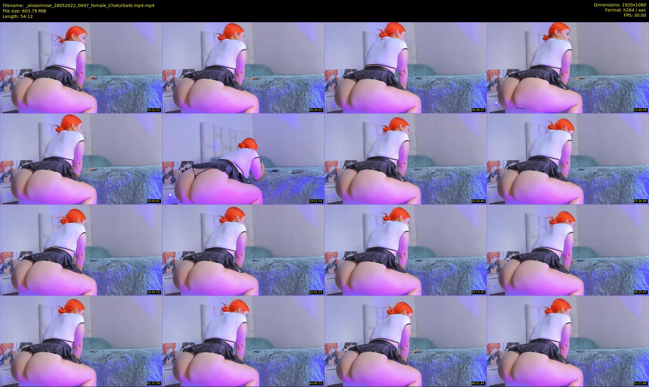_alissonrose — 55 minute Chaturbate female cam show recording, 1080p, May 28, 2022