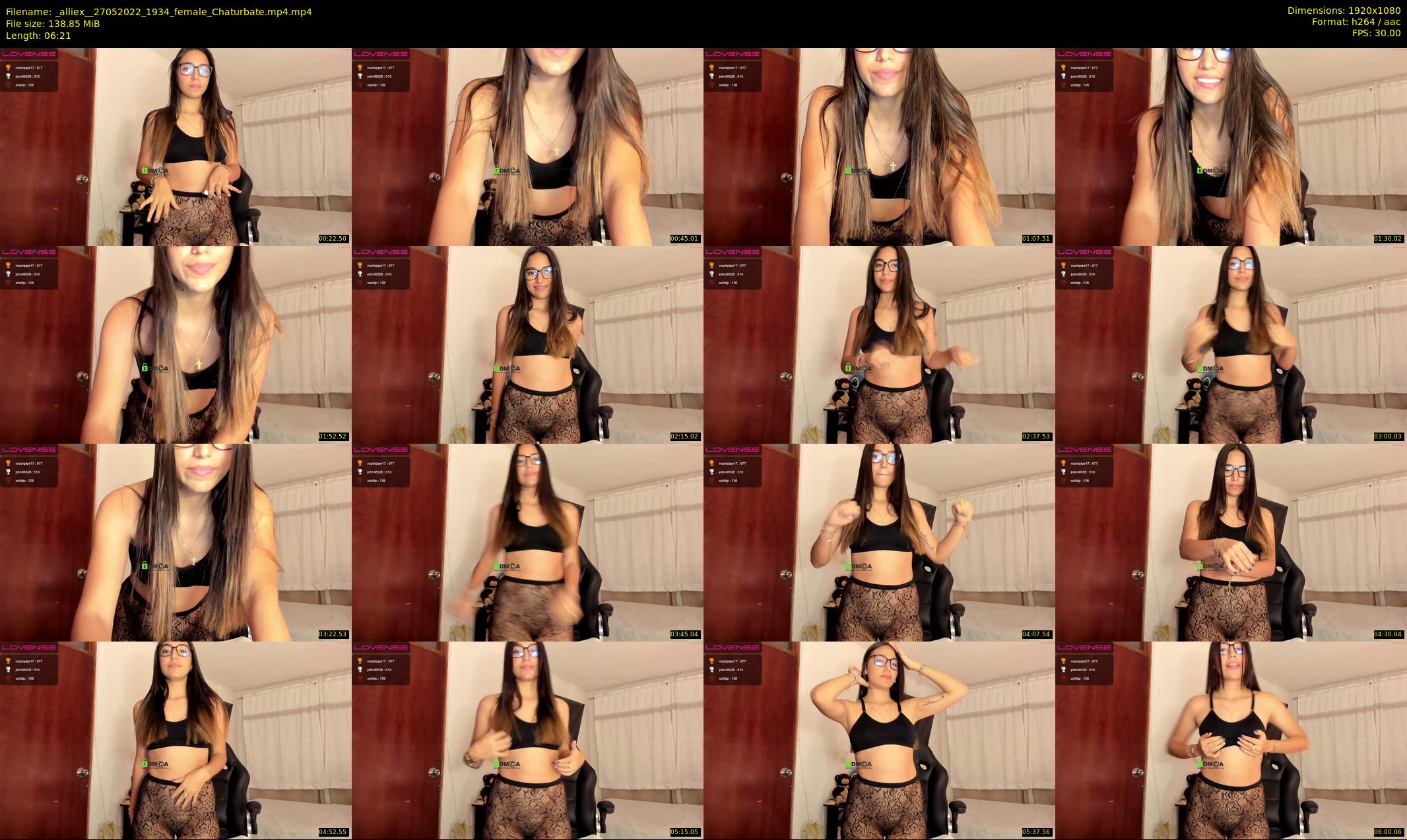 _alliex_ — 7 minute Chaturbate female cam show recording, 1080p, May 27, 2022
