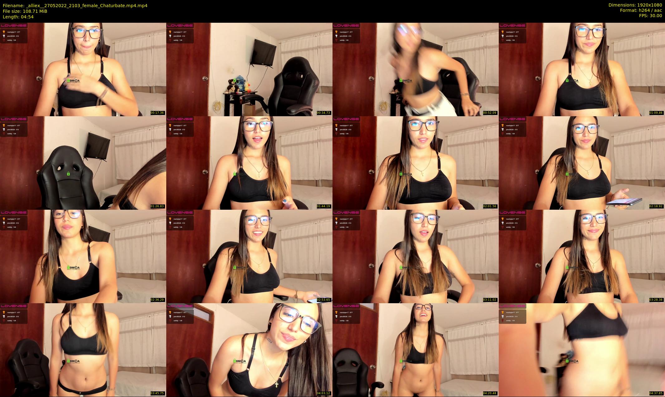 _alliex_ — 5 minute Chaturbate female cam show recording, 1080p, May 27, 2022