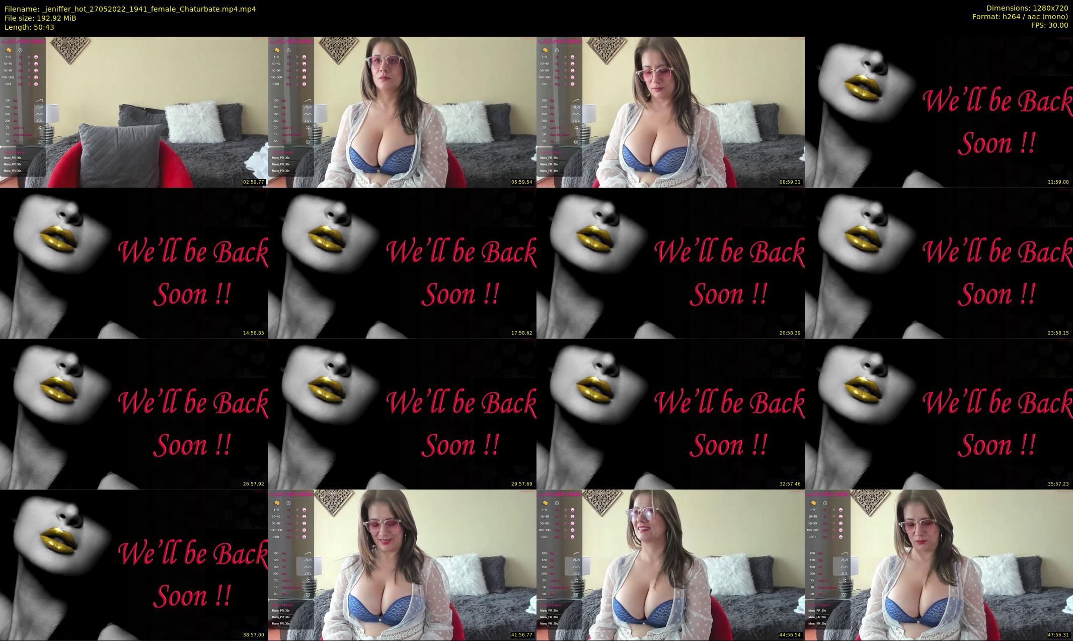 _jeniffer_hot — 51 minute Chaturbate female cam show recording, 720p, May 27, 2022