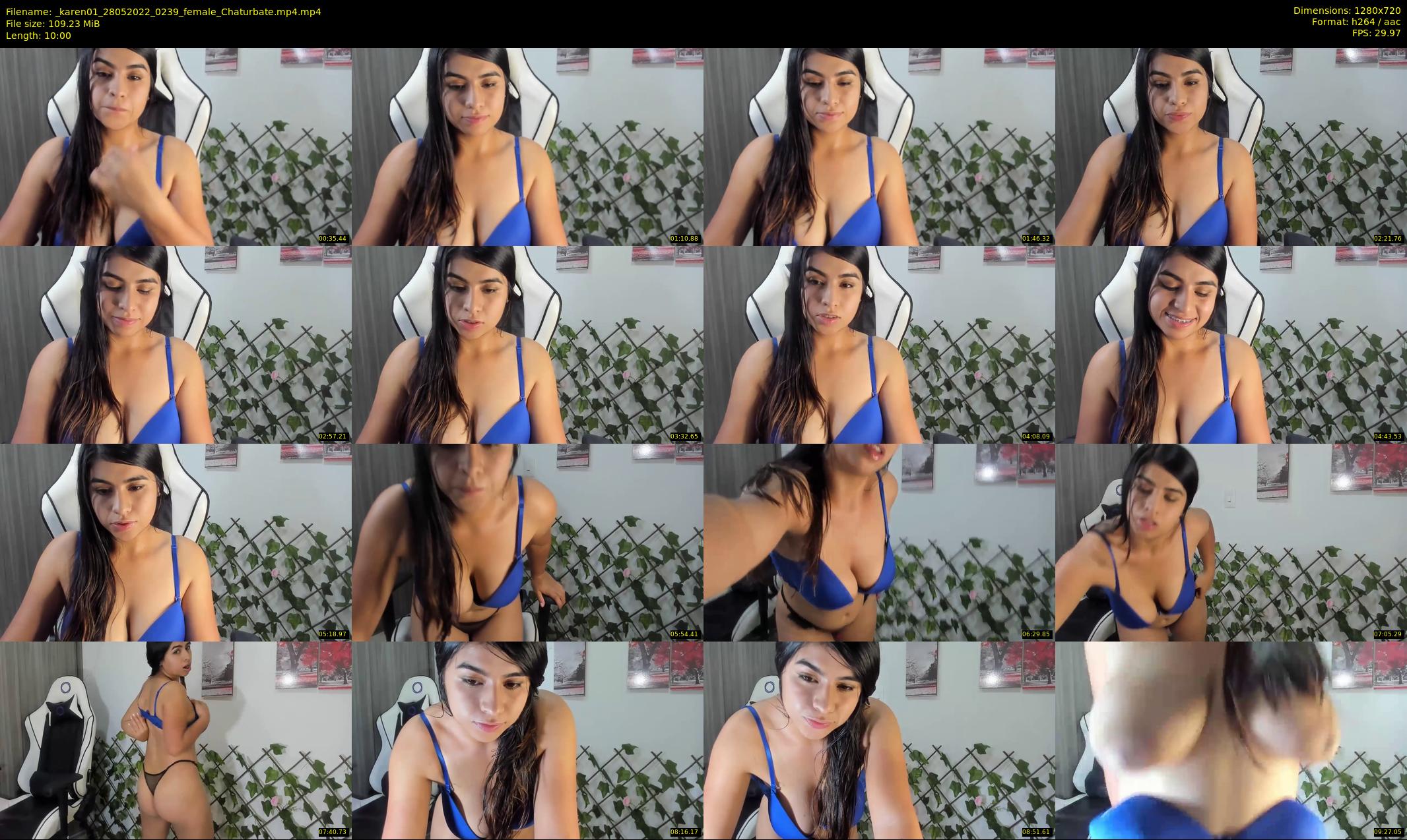 _karen01 — 10 minute Chaturbate female cam show recording, 720p, May 28, 2022