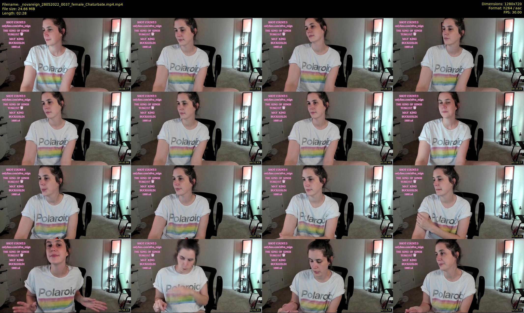 _novareign — 3 minute Chaturbate female cam show recording, 720p, May 28, 2022