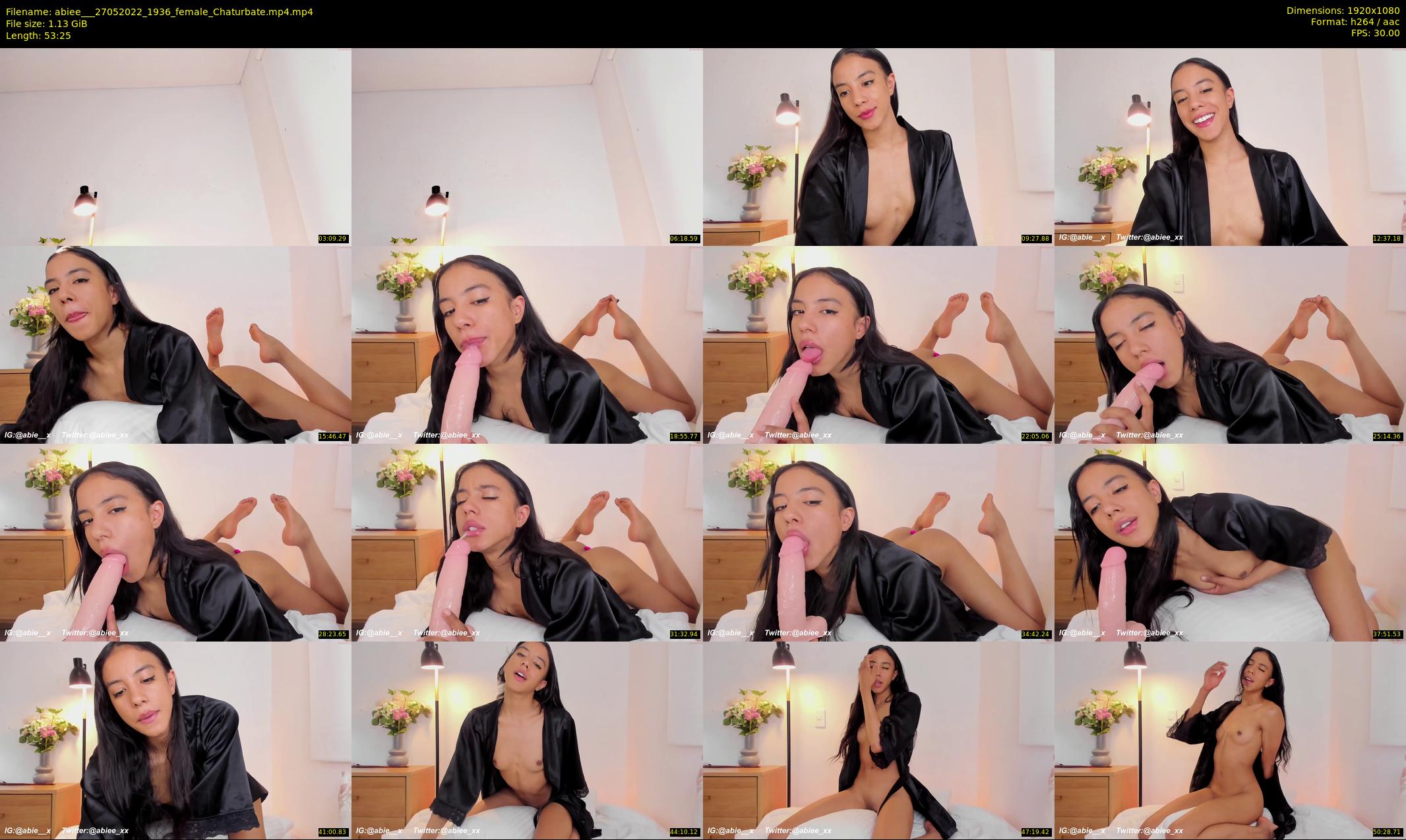 abiee__ — 54 minute Chaturbate female cam show recording, 1080p, May 27, 2022