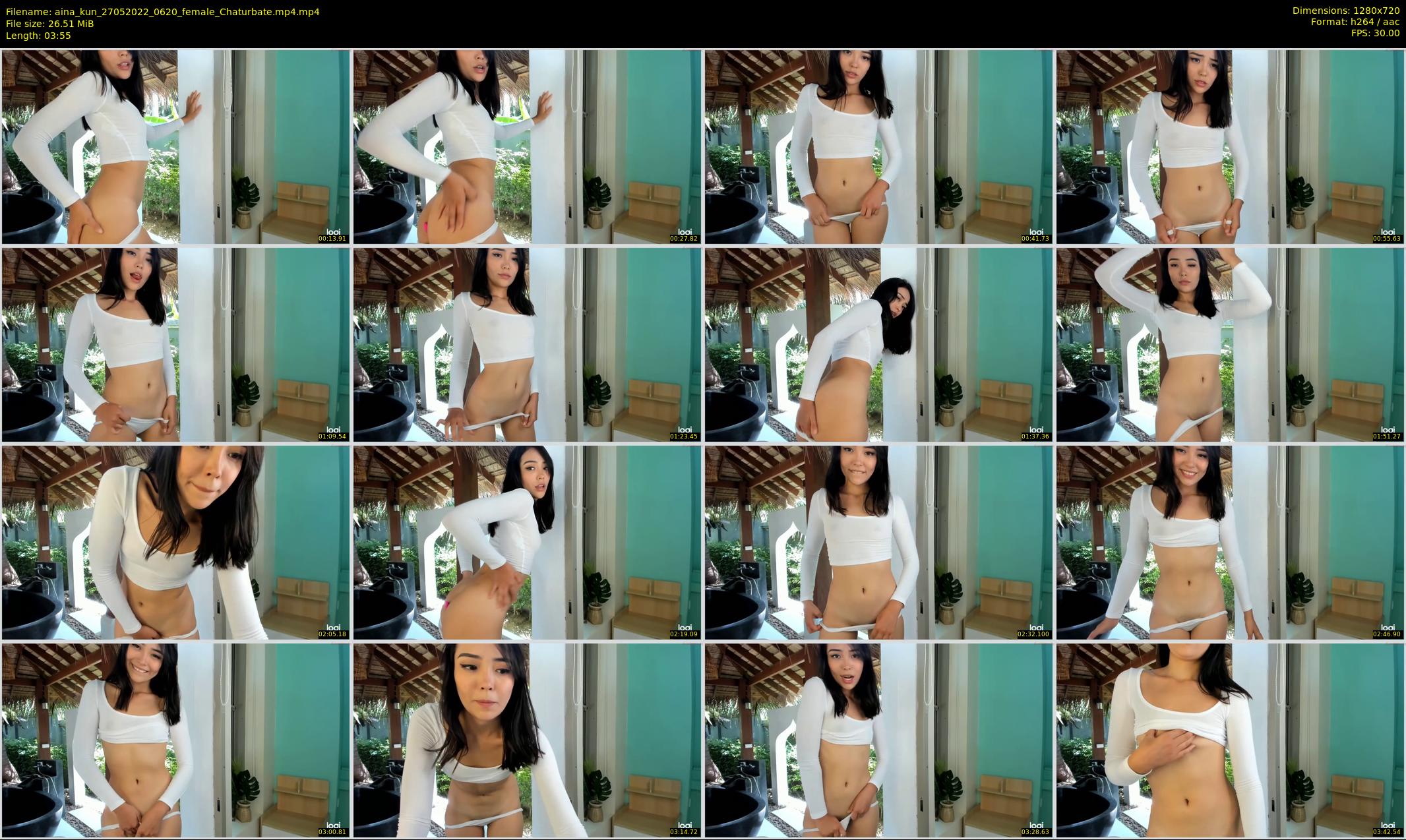 aina_kun — 4 minute Chaturbate female cam show recording, 720p, May 27, 2022