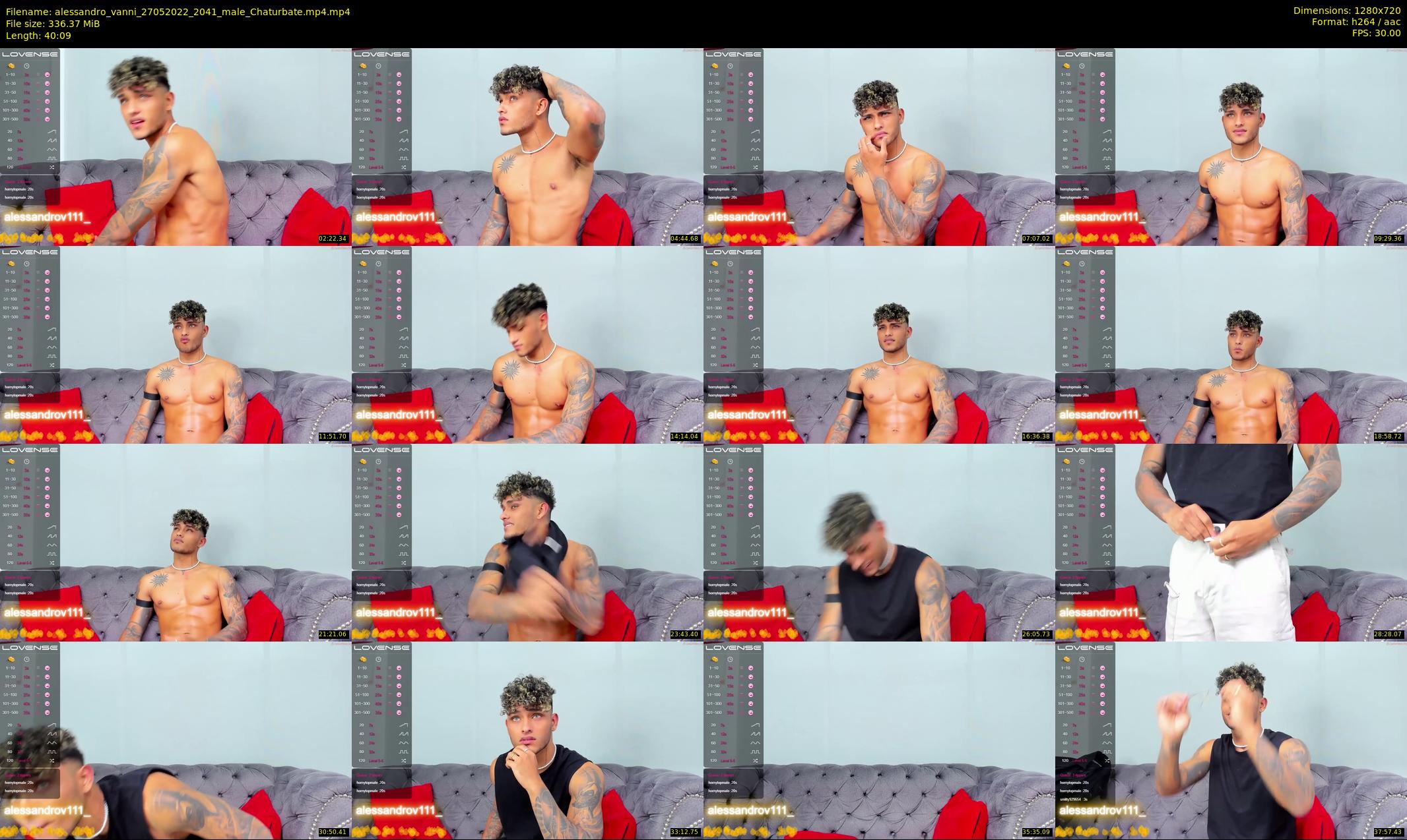 alessandro_vanni — 41 minute Chaturbate male cam show recording, 720p, May 27, 2022