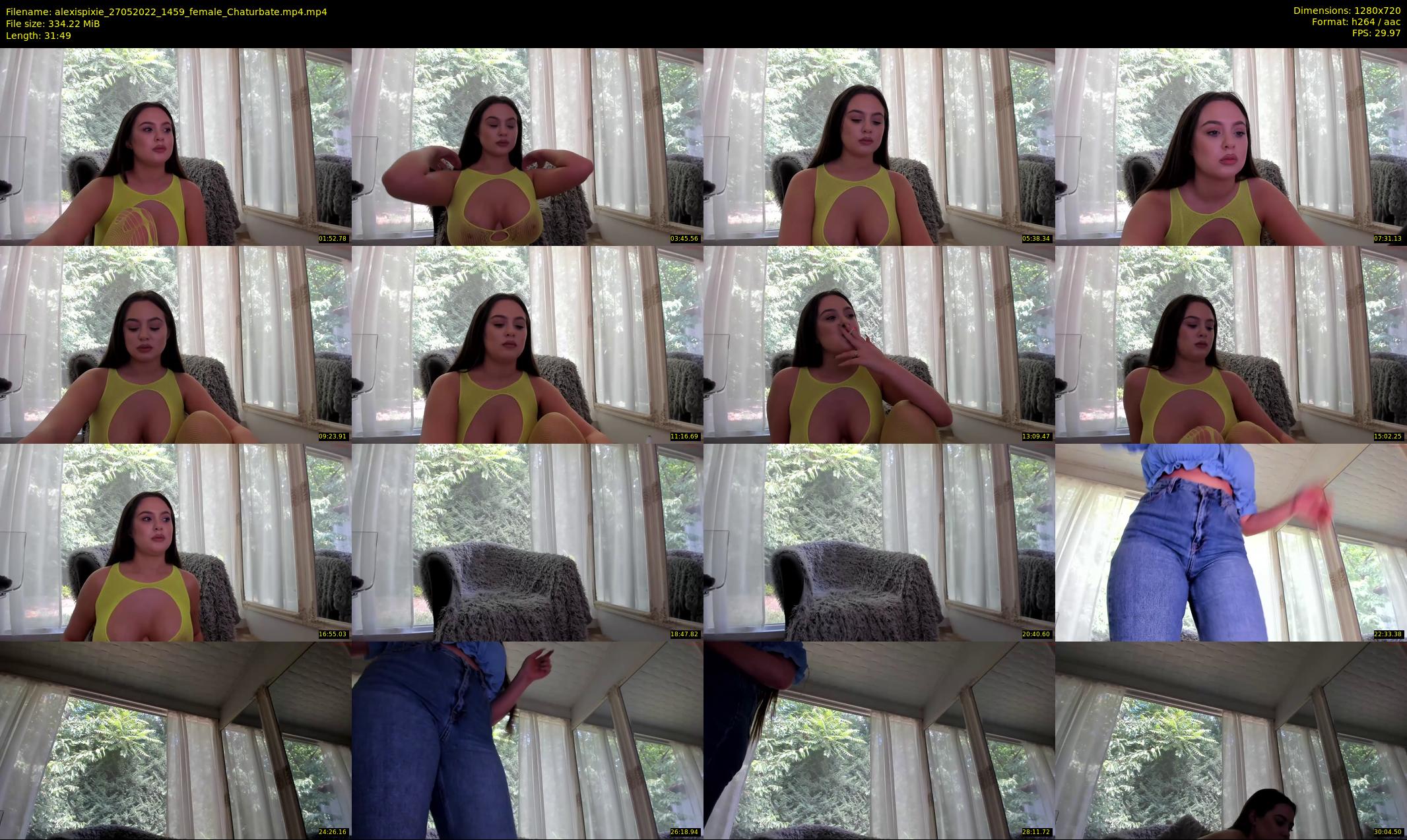 alexispixie — 32 minute Chaturbate female cam show recording, 720p, May 27, 2022