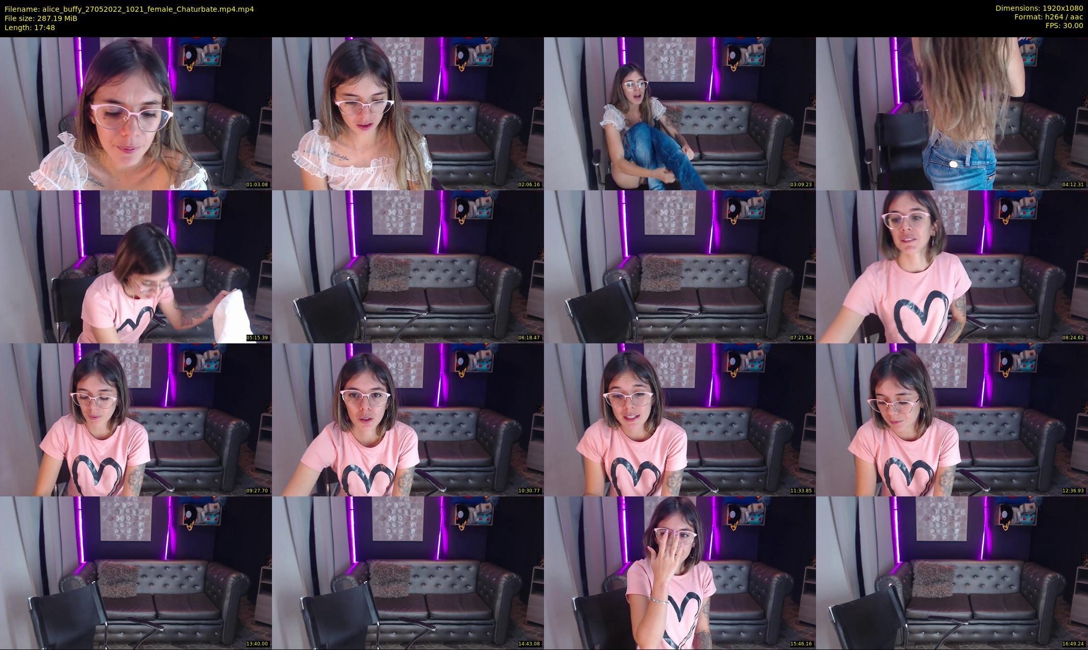 alice_buffy — 18 minute Chaturbate female cam show recording, 1080p, May 27, 2022
