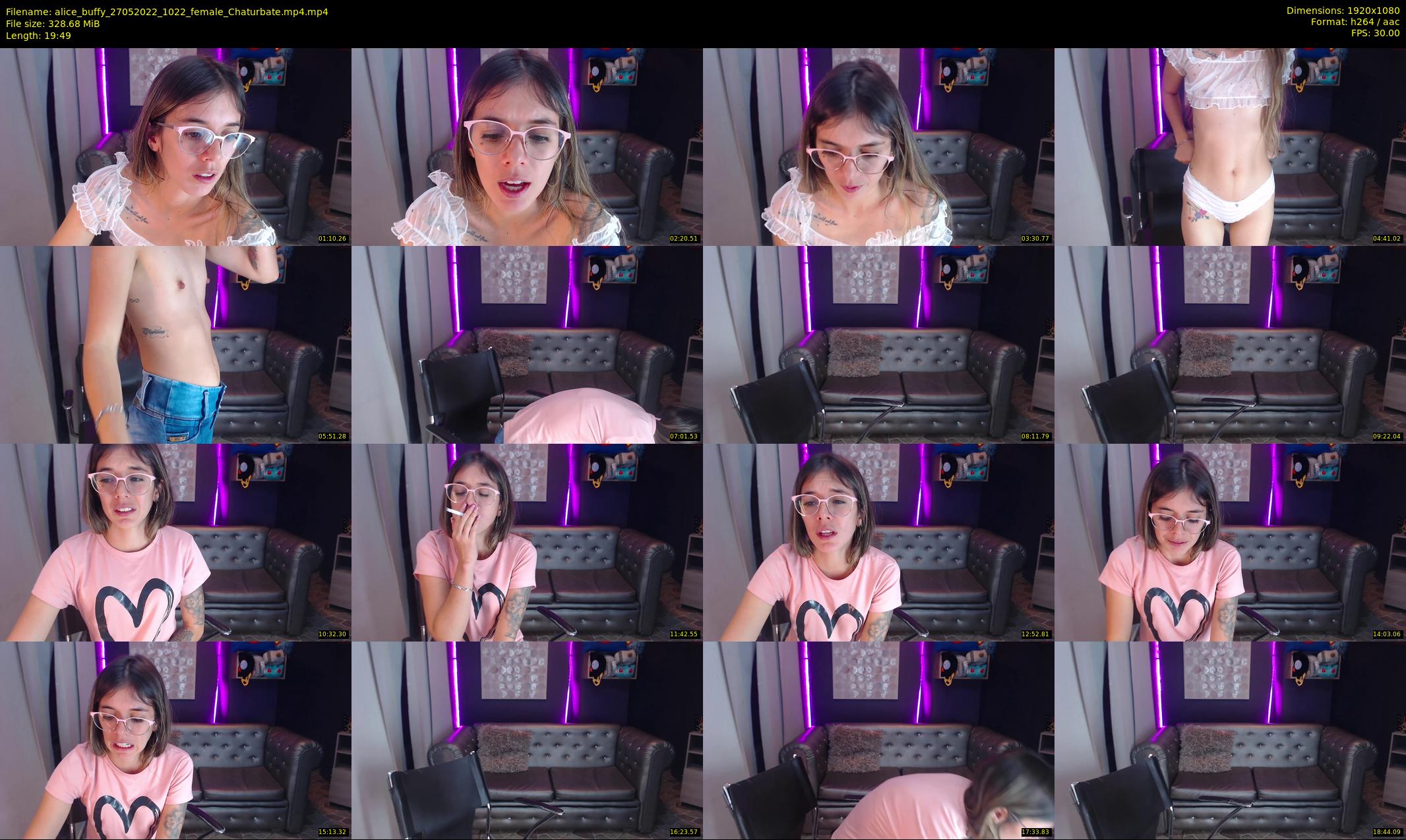 alice_buffy — 20 minute Chaturbate female cam show recording, 1080p, May 27, 2022