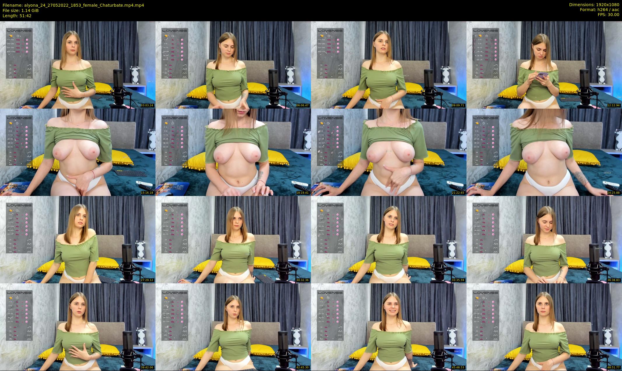 alyona_24 — 52 minute Chaturbate female cam show recording, 1080p, May 27, 2022