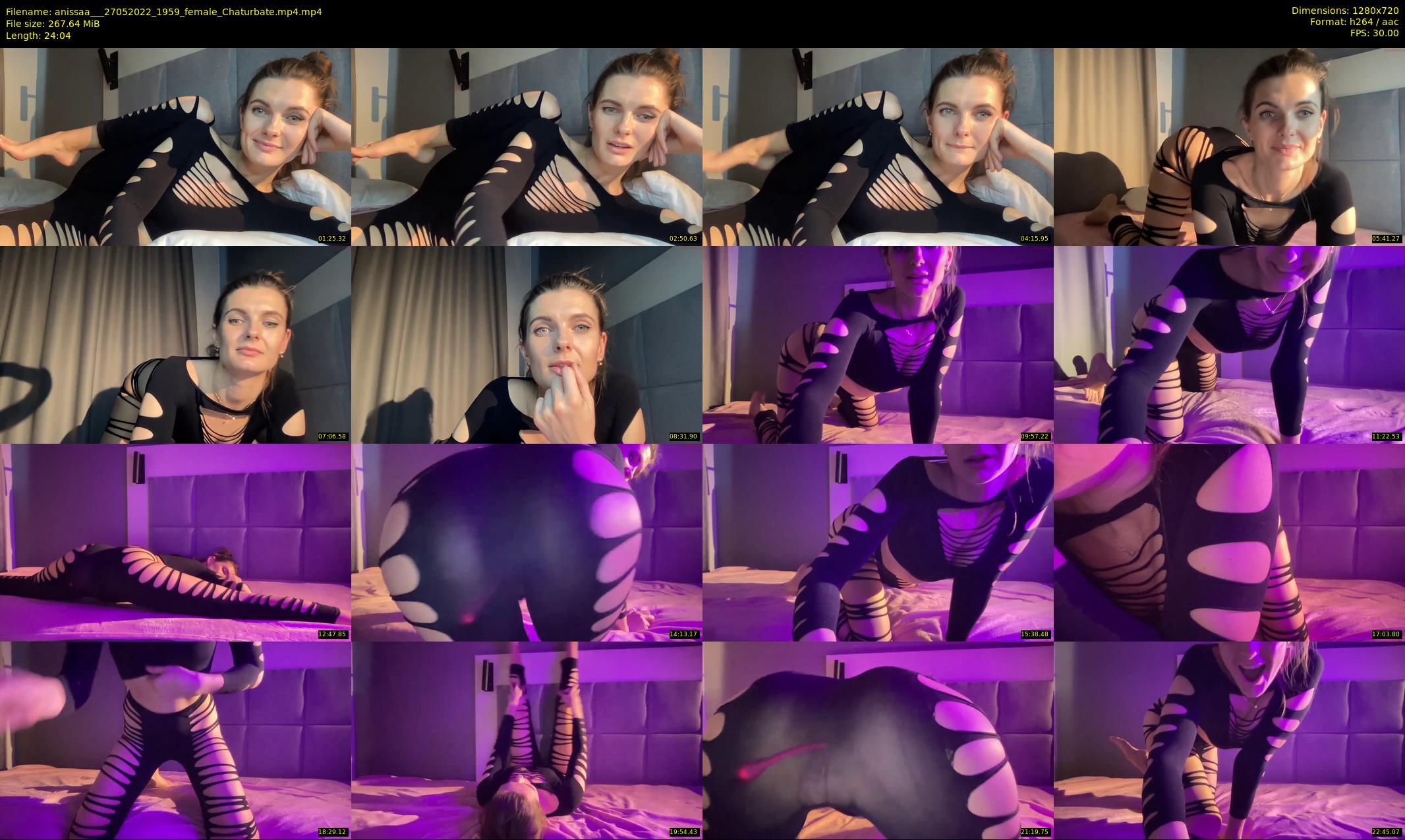 anissaa__ — 25 minute Chaturbate female cam show recording, 720p, May 27, 2022