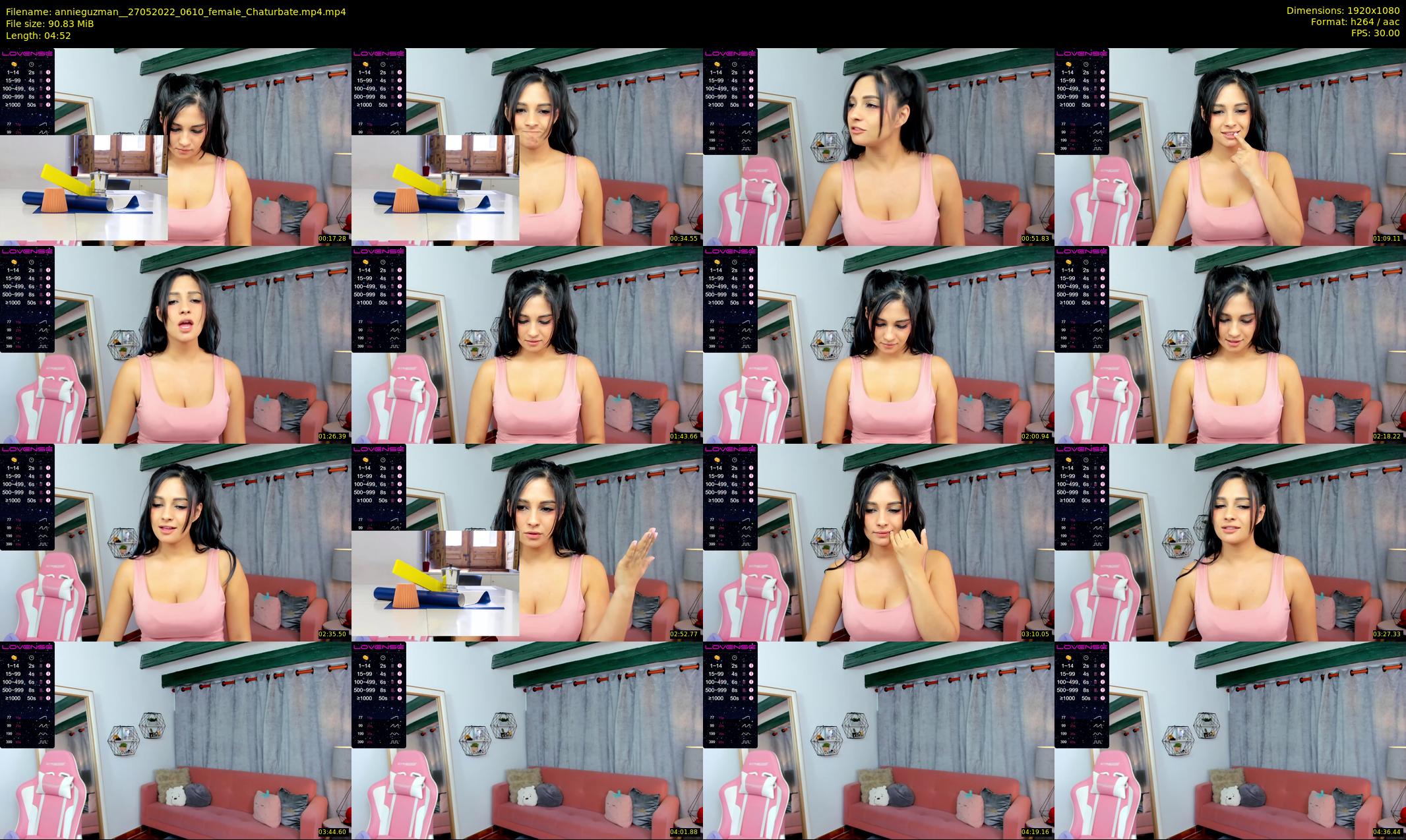 annieguzman_ — 5 minute Chaturbate female cam show recording, 1080p, May 27, 2022