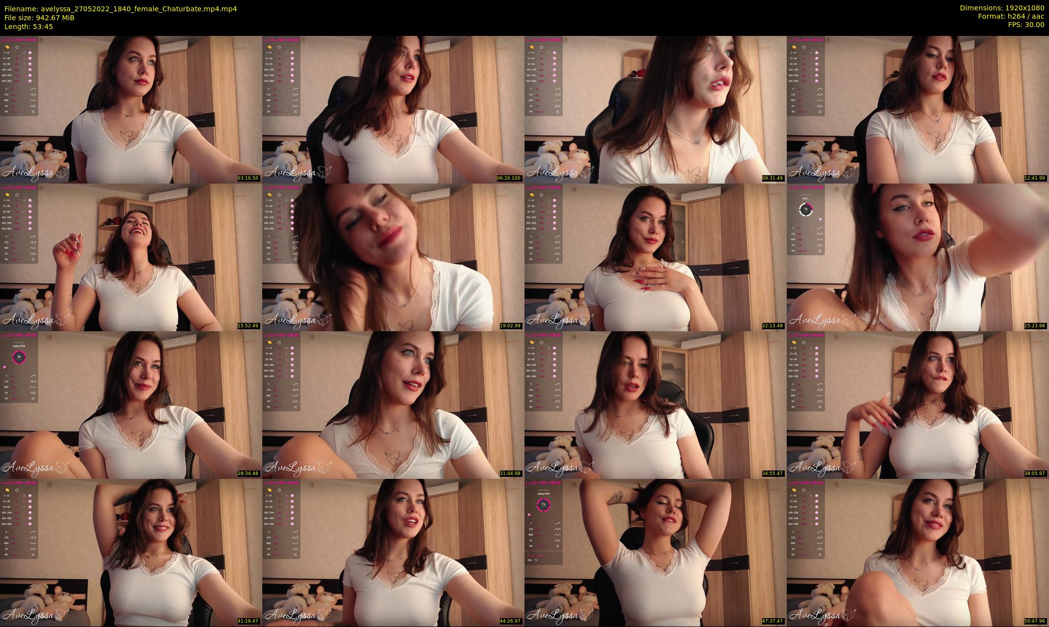 avelyssa — 54 minute Chaturbate female cam show recording, 1080p, May 27, 2022