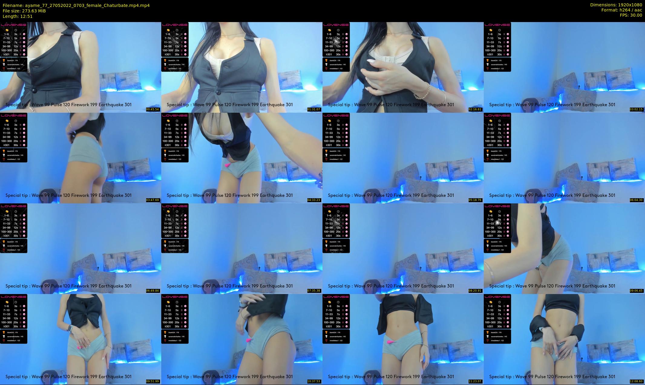 ayame_77 — 13 minute Chaturbate female cam show recording, 1080p, May 27, 2022