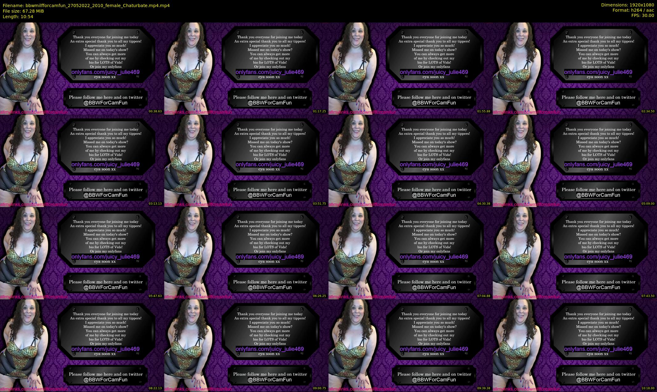 bbwmilfforcamfun — 11 minute Chaturbate female cam show recording, 1080p, May 27, 2022