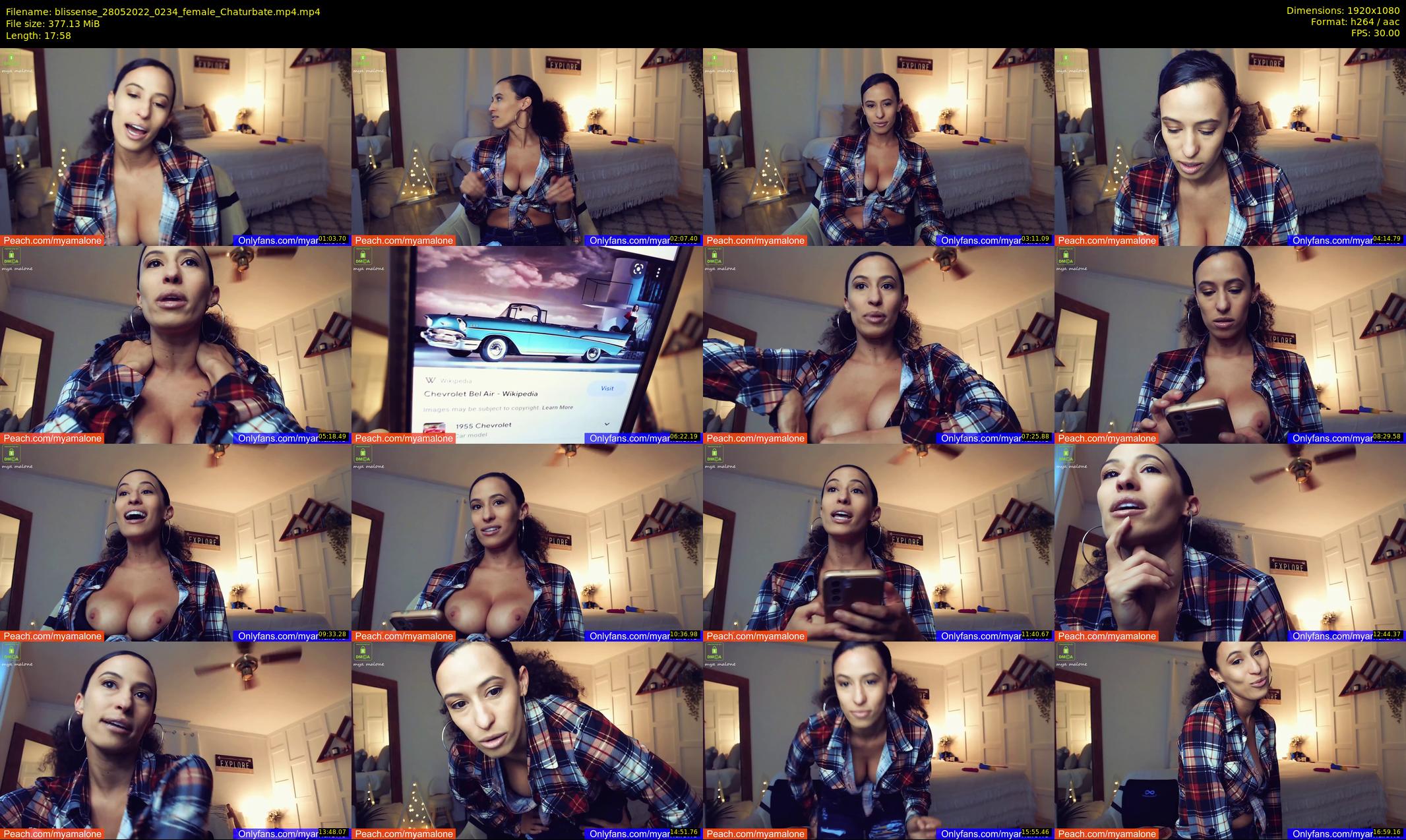 blissense — 18 minute Chaturbate female cam show recording, 1080p, May 28, 2022