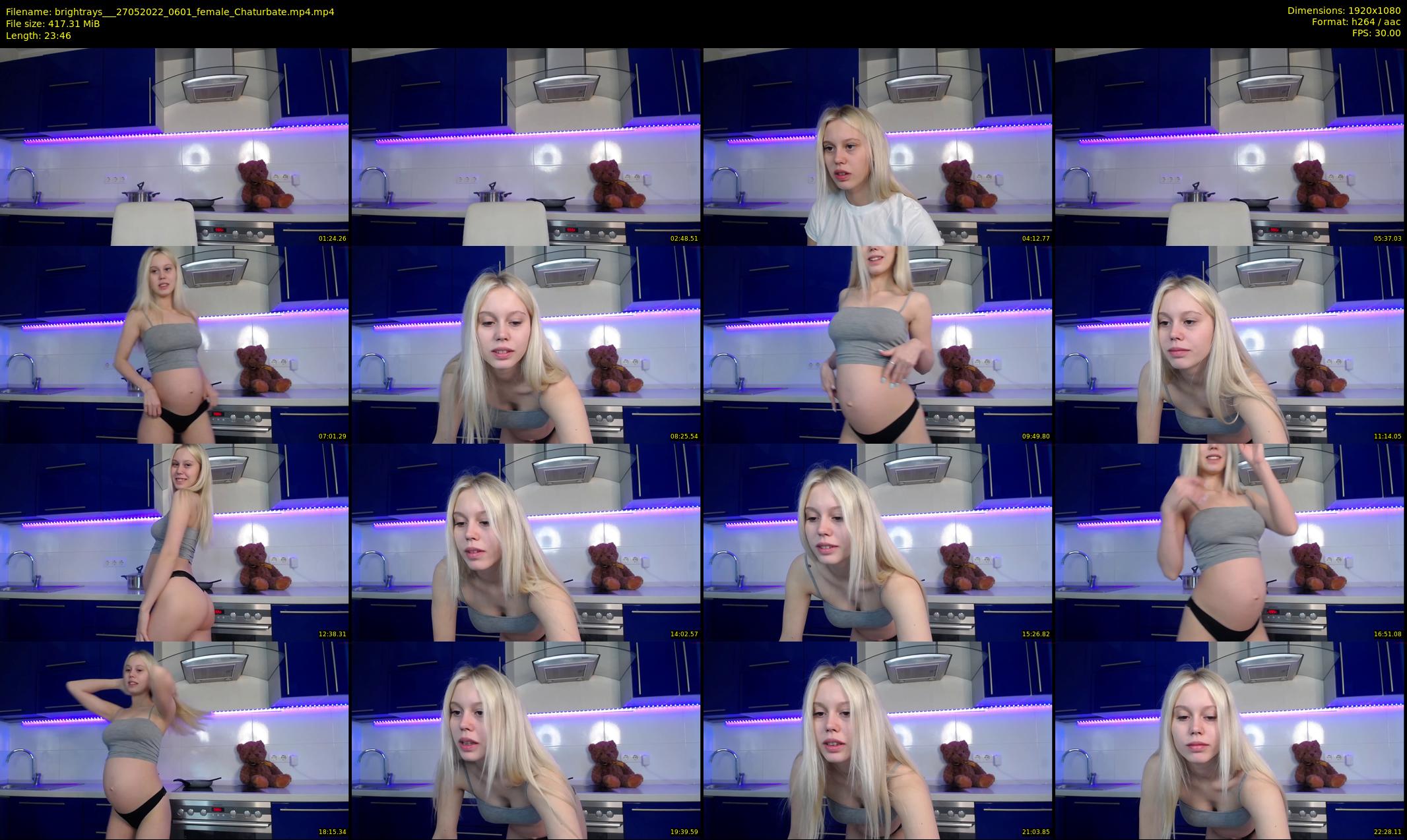 brightrays__ — 24 minute Chaturbate female cam show recording, 1080p, May 27, 2022