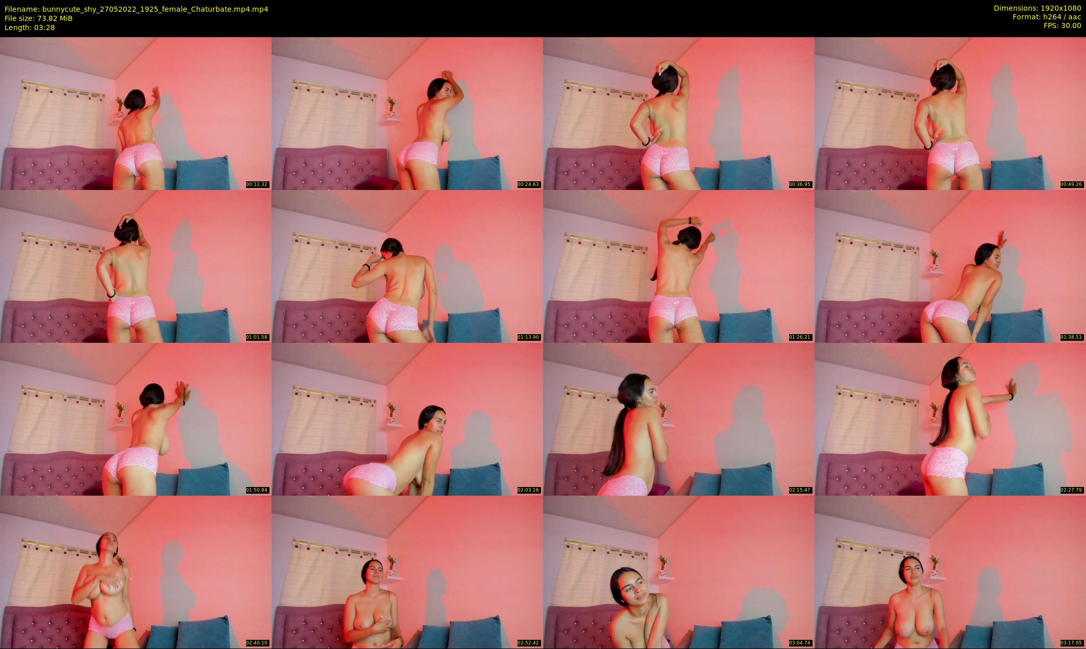 bunnycute_shy — 4 minute Chaturbate female cam show recording, 1080p, May 27, 2022