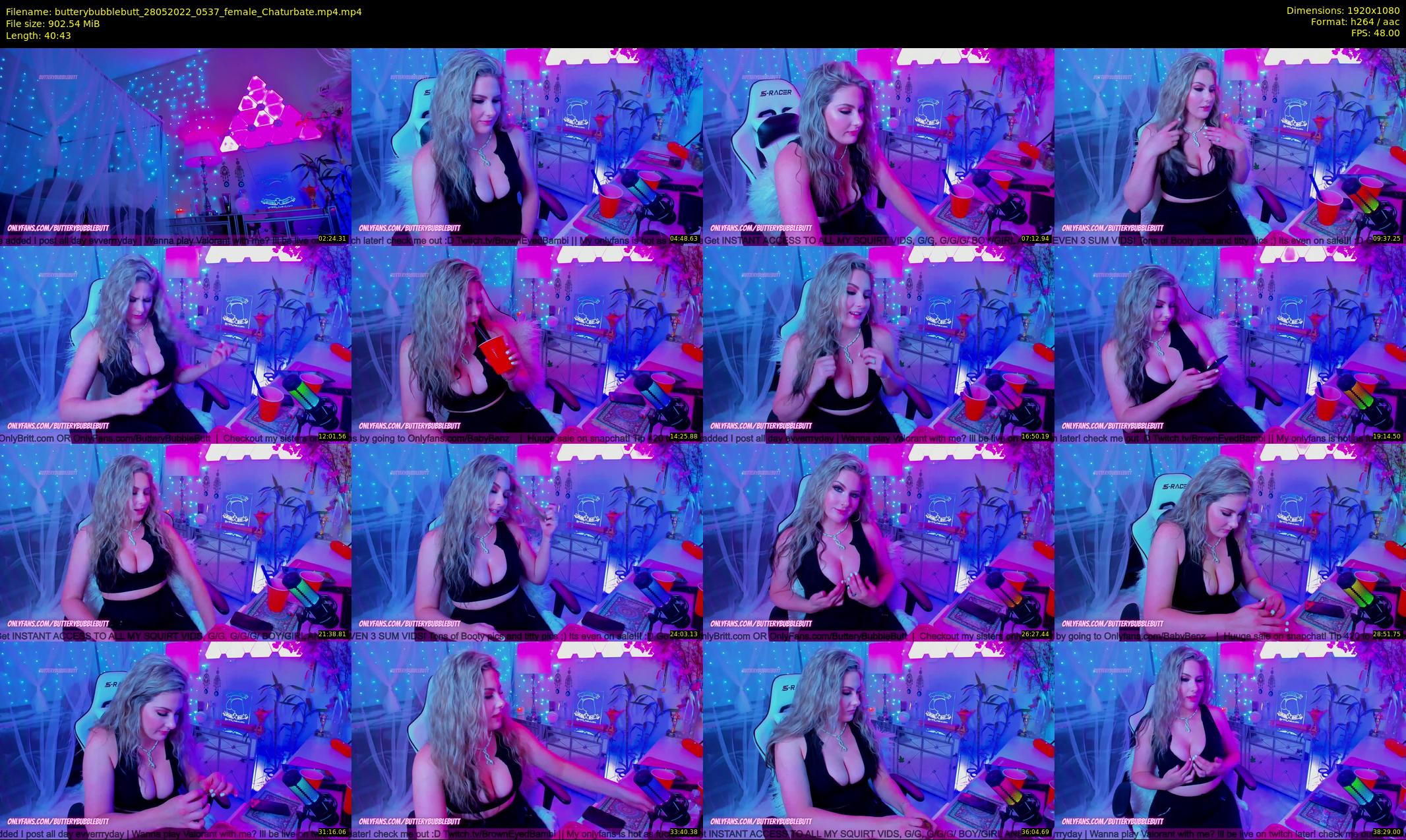butterybubblebutt — 41 minute Chaturbate couple cam show recording, 1080p, May 28, 2022