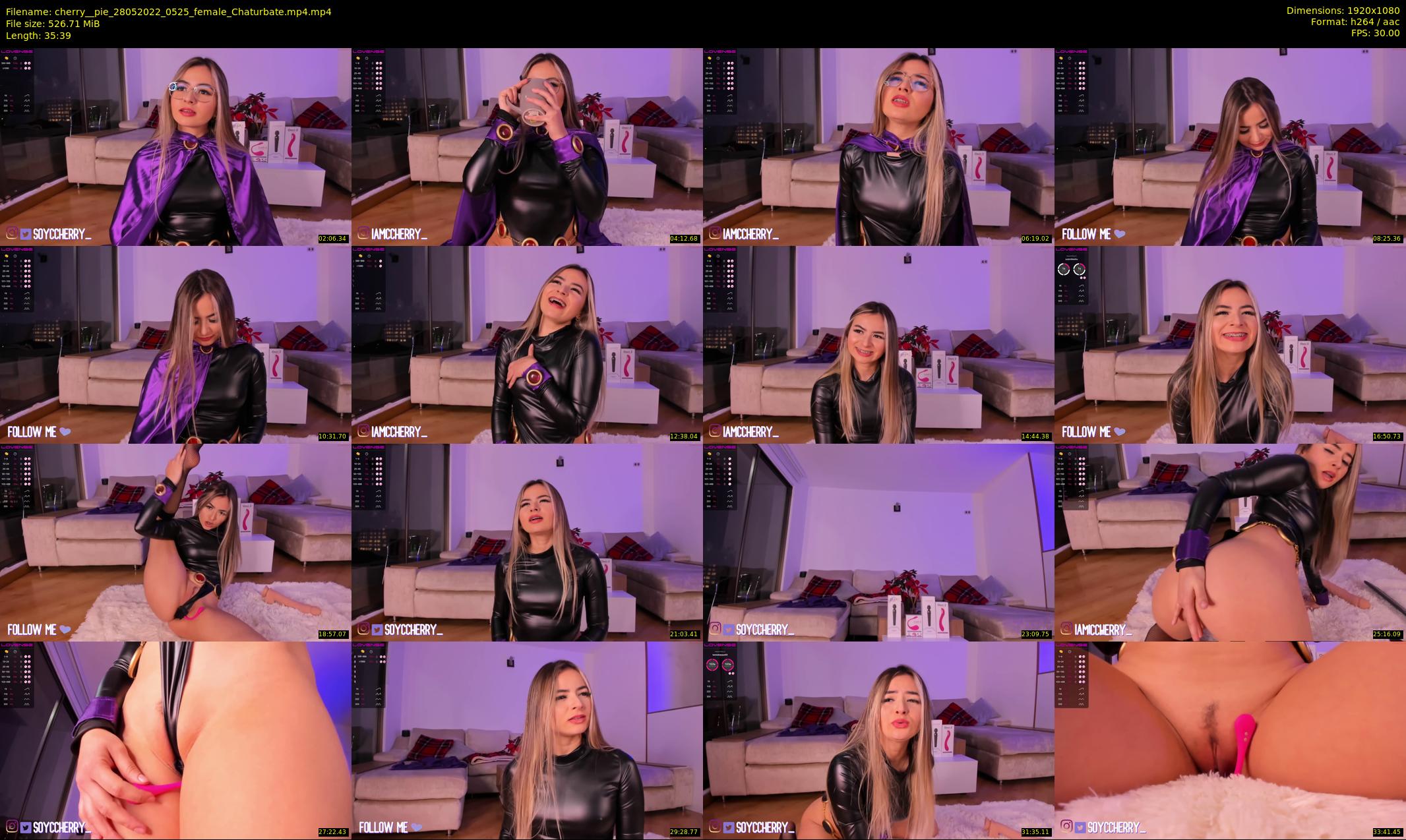 cherry__pie — 36 minute Chaturbate female cam show recording, 1080p, May 28, 2022