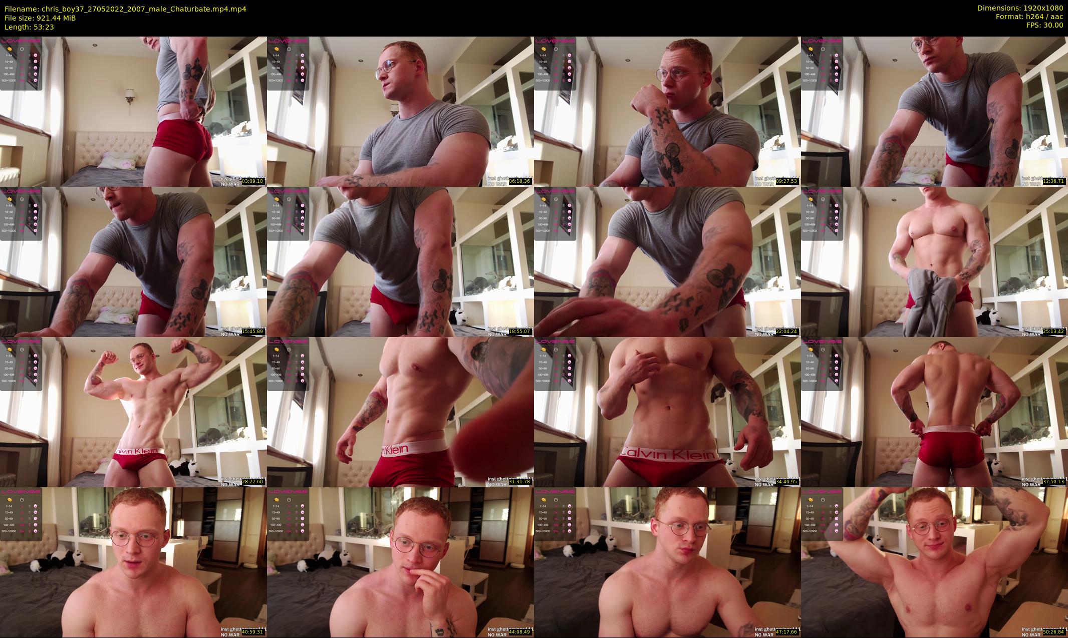 chris_boy37 — 54 minute Chaturbate male cam show recording, 1080p, May 27, 2022