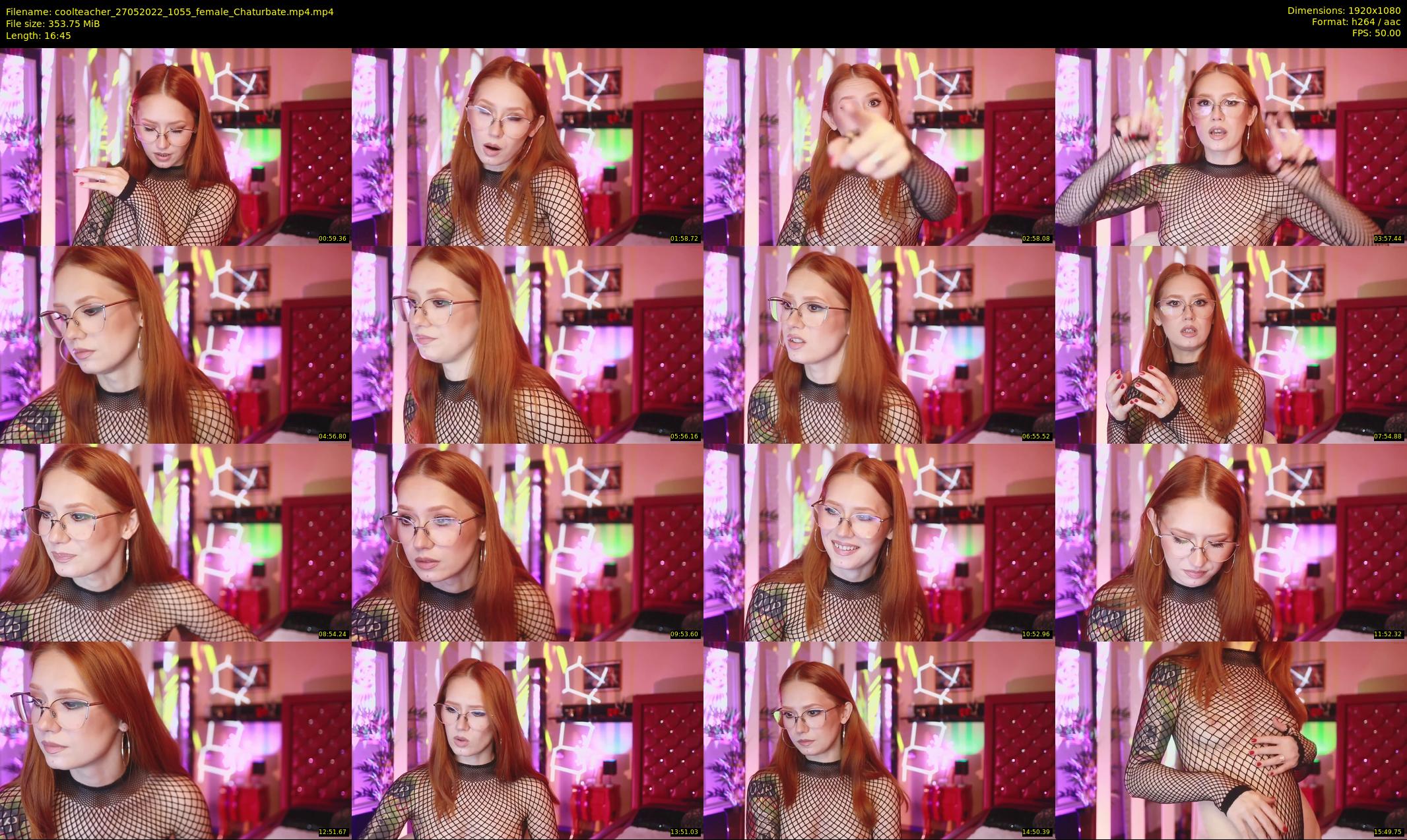 coolteacher — 17 minute Chaturbate female cam show recording, 1080p, May 27, 2022