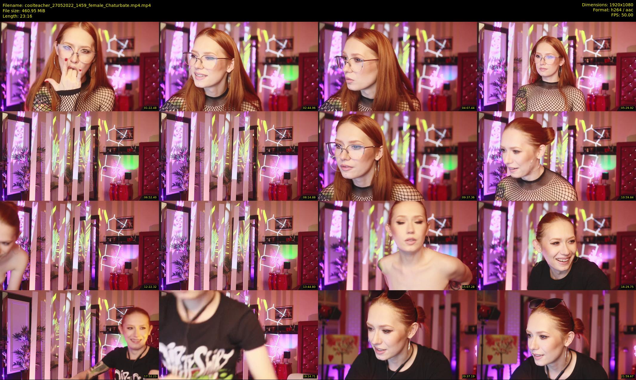 coolteacher — 24 minute Chaturbate female cam show recording, 1080p, May 27, 2022