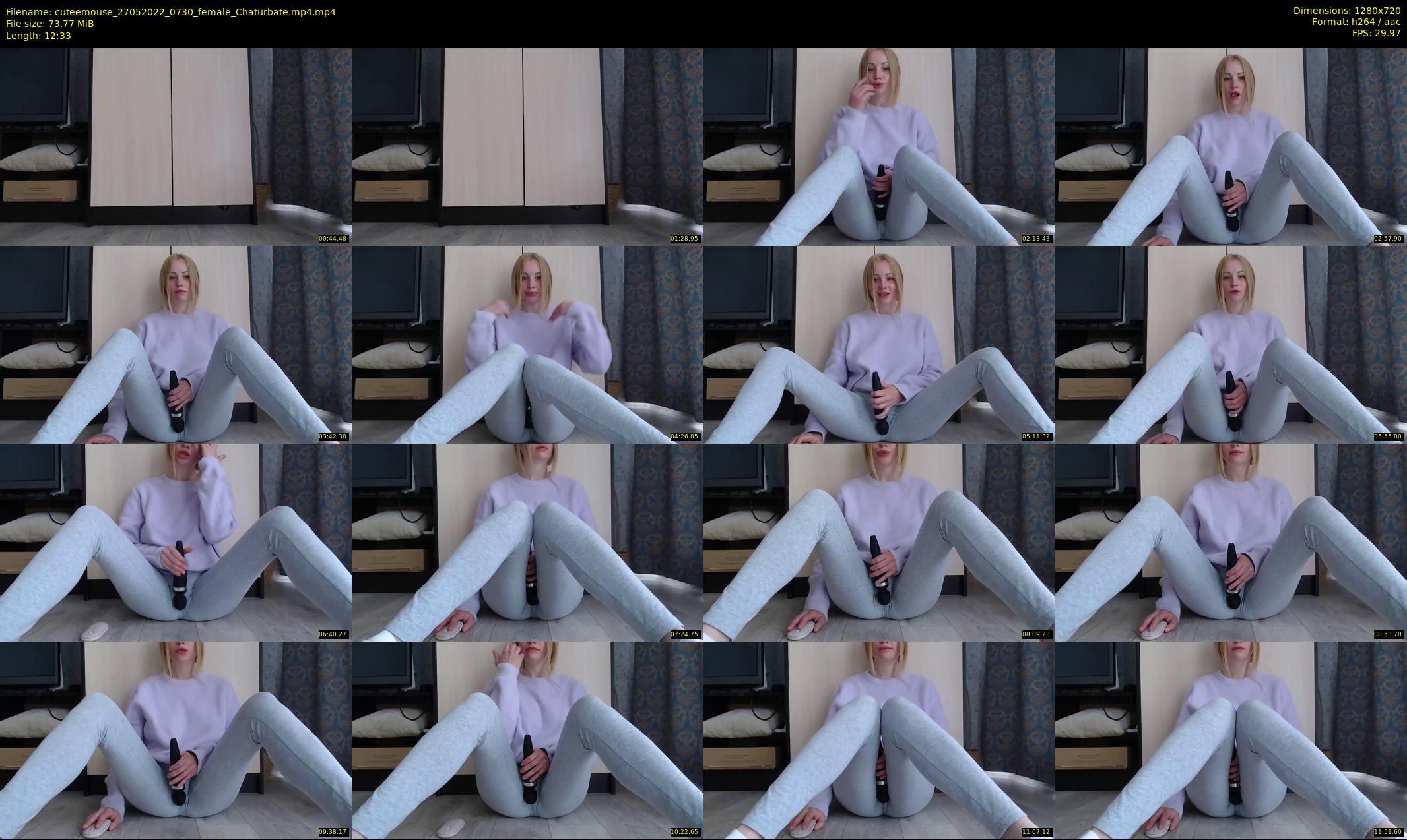 cuteemouse — 13 minute Chaturbate female cam show recording, 720p, May 27, 2022