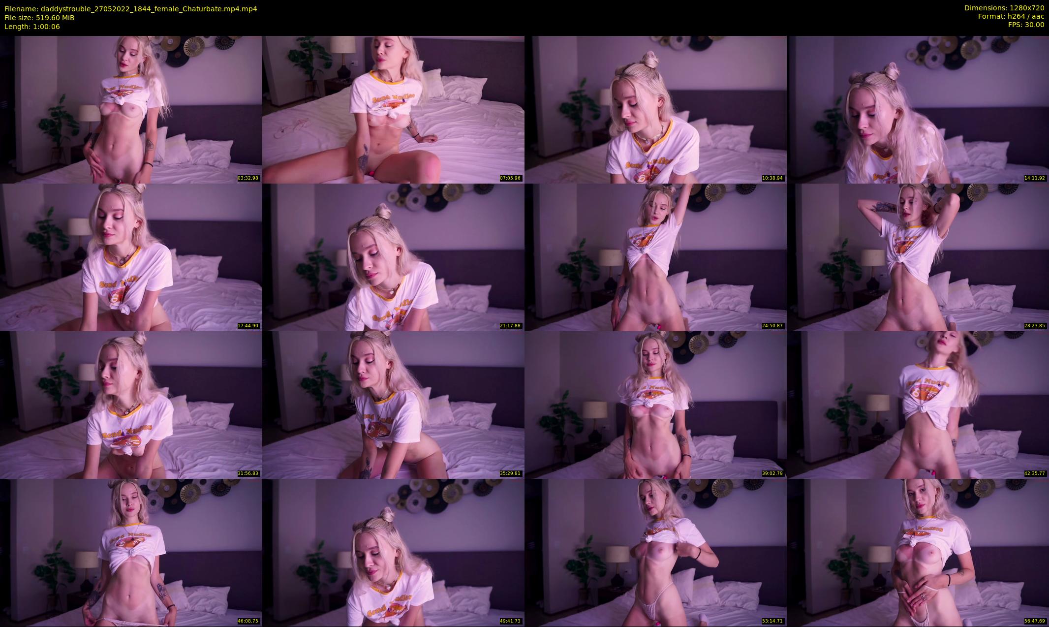daddystrouble — 61 minute Chaturbate female cam show recording, 720p, May 27, 2022