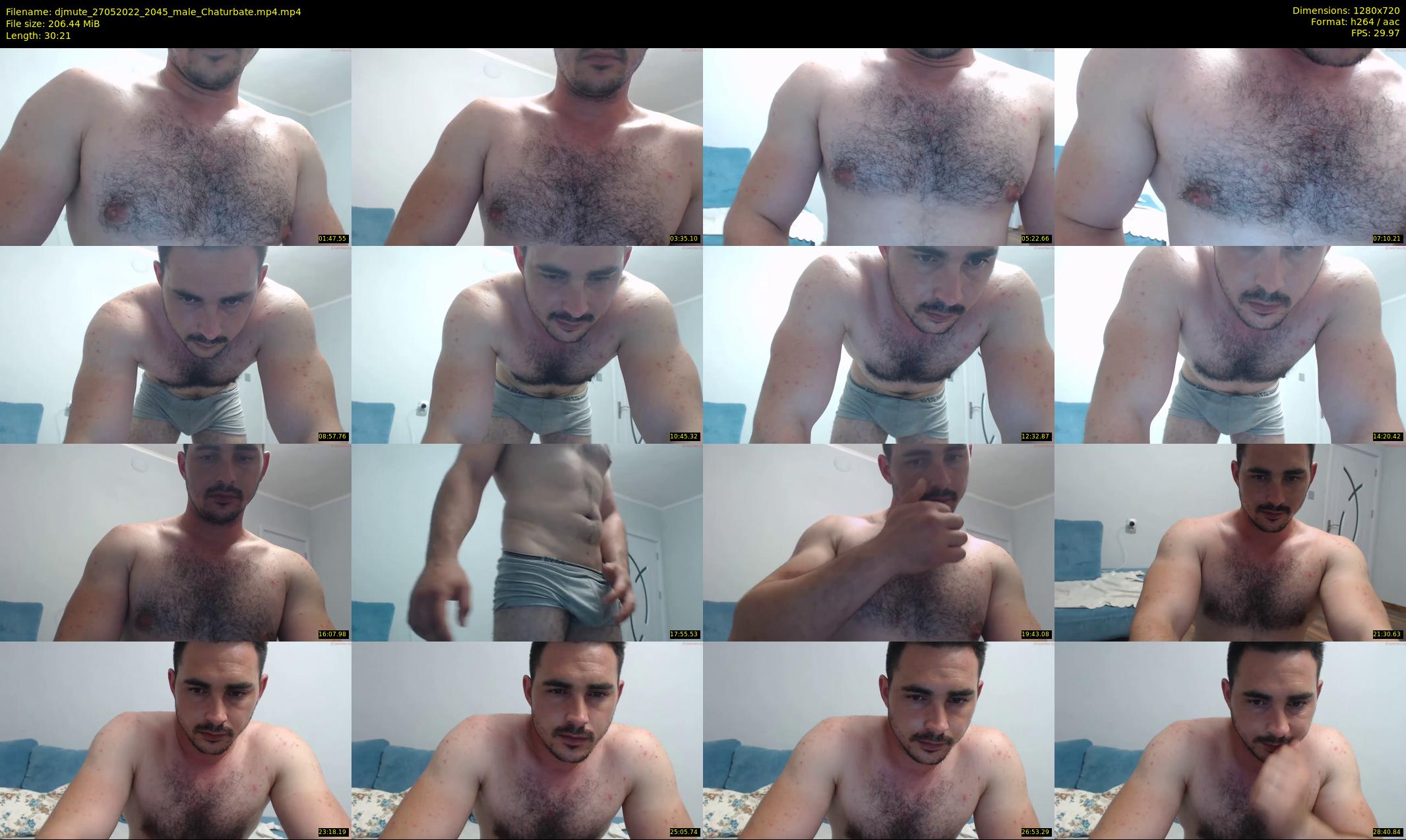 djmute — 31 minute Chaturbate male cam show recording, 720p, May 27, 2022