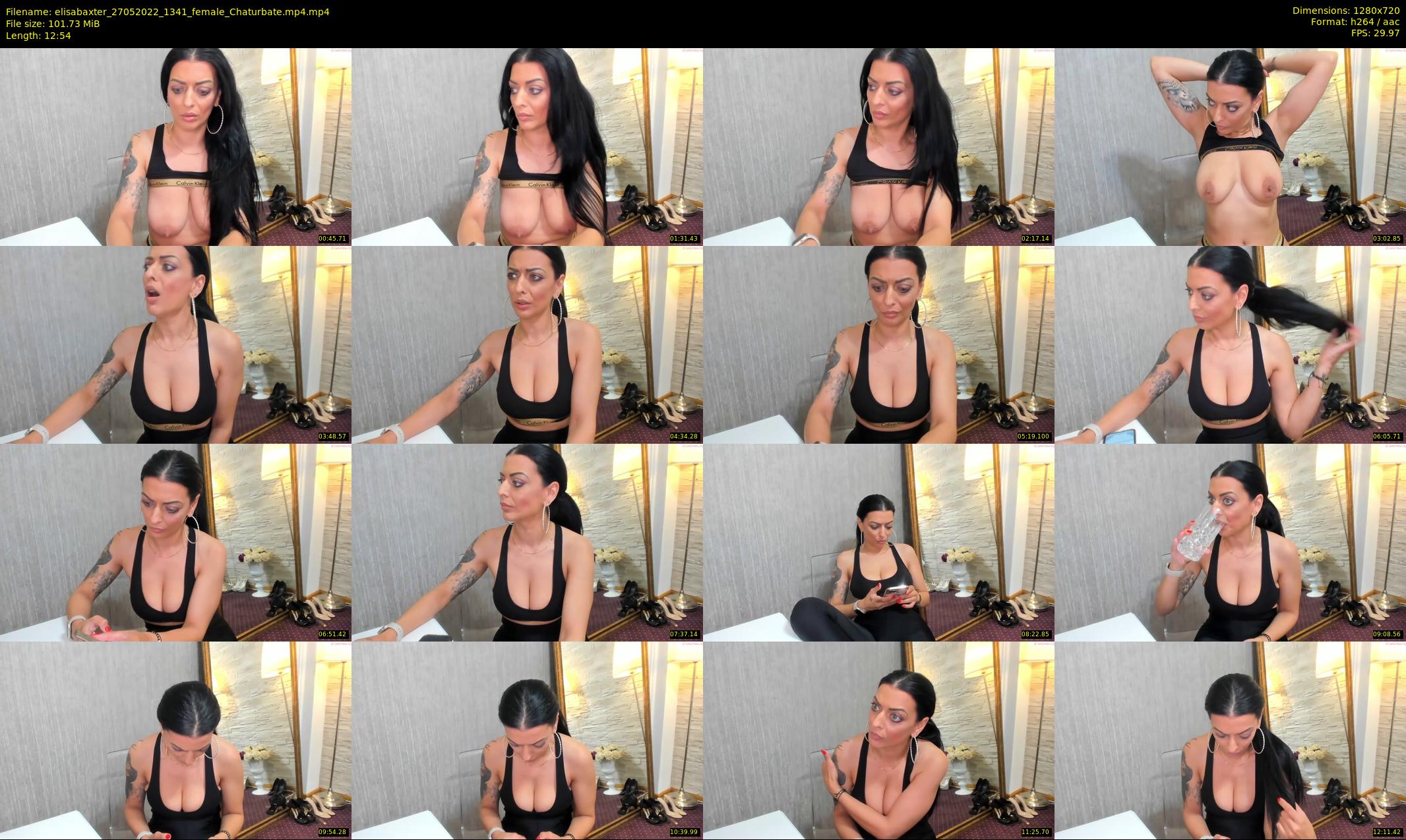 elisabaxter — 13 minute Chaturbate female cam show recording, 720p, May 27, 2022