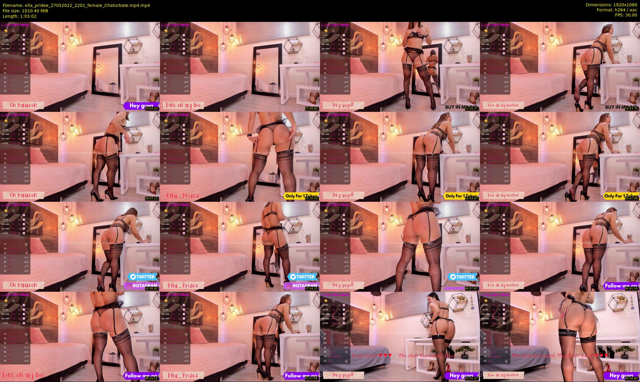 ella_pridee — 64 minute Chaturbate female cam show recording, 1080p, May 27, 2022