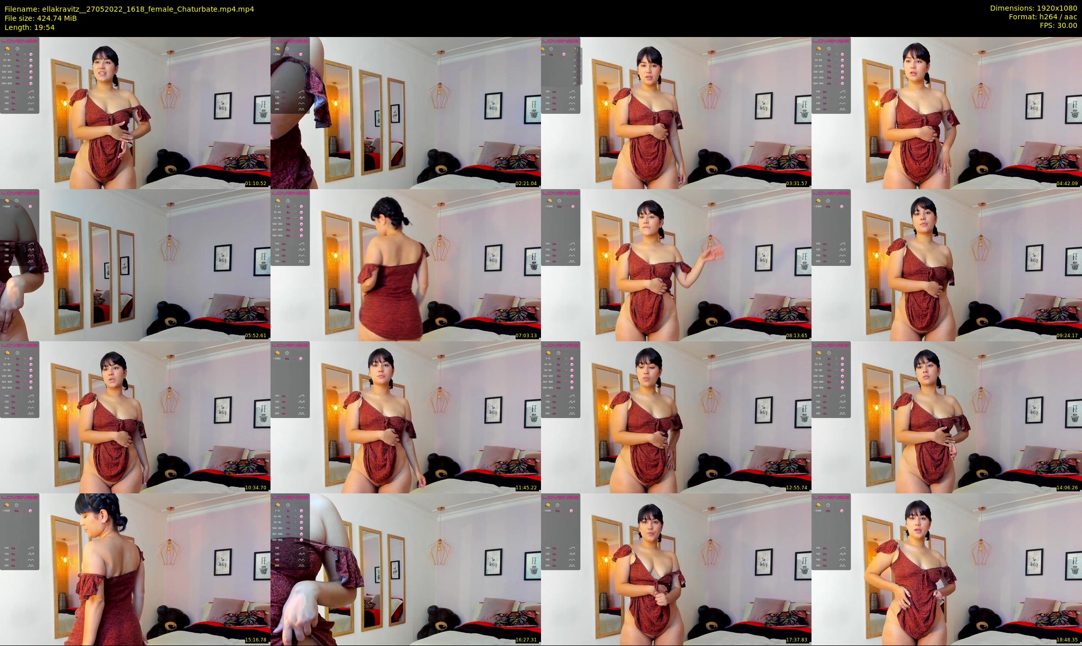 ellakravitz_ — 20 minute Chaturbate female cam show recording, 1080p, May 27, 2022