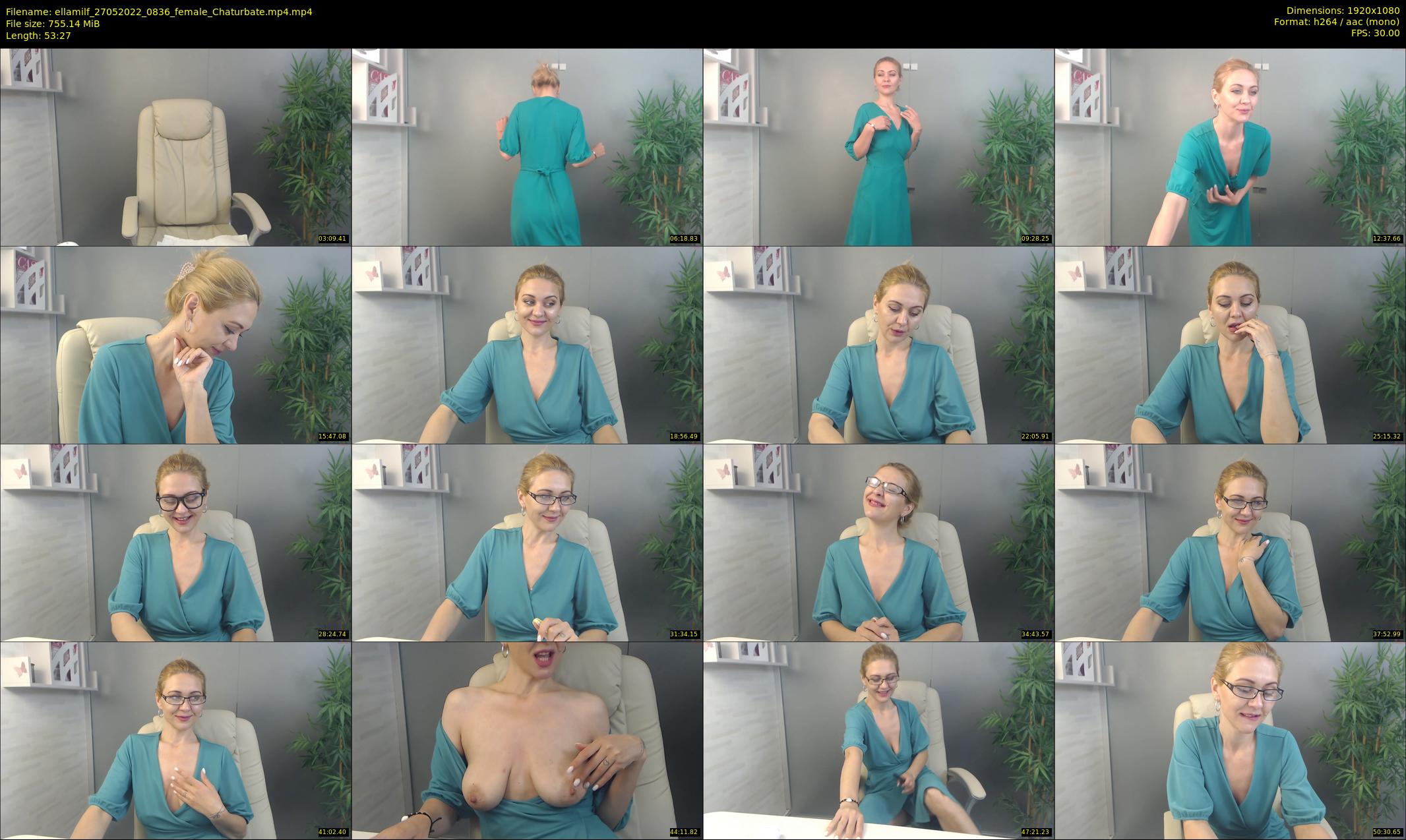 ellamilf — 54 minute Chaturbate female cam show recording, 1080p, May 27, 2022