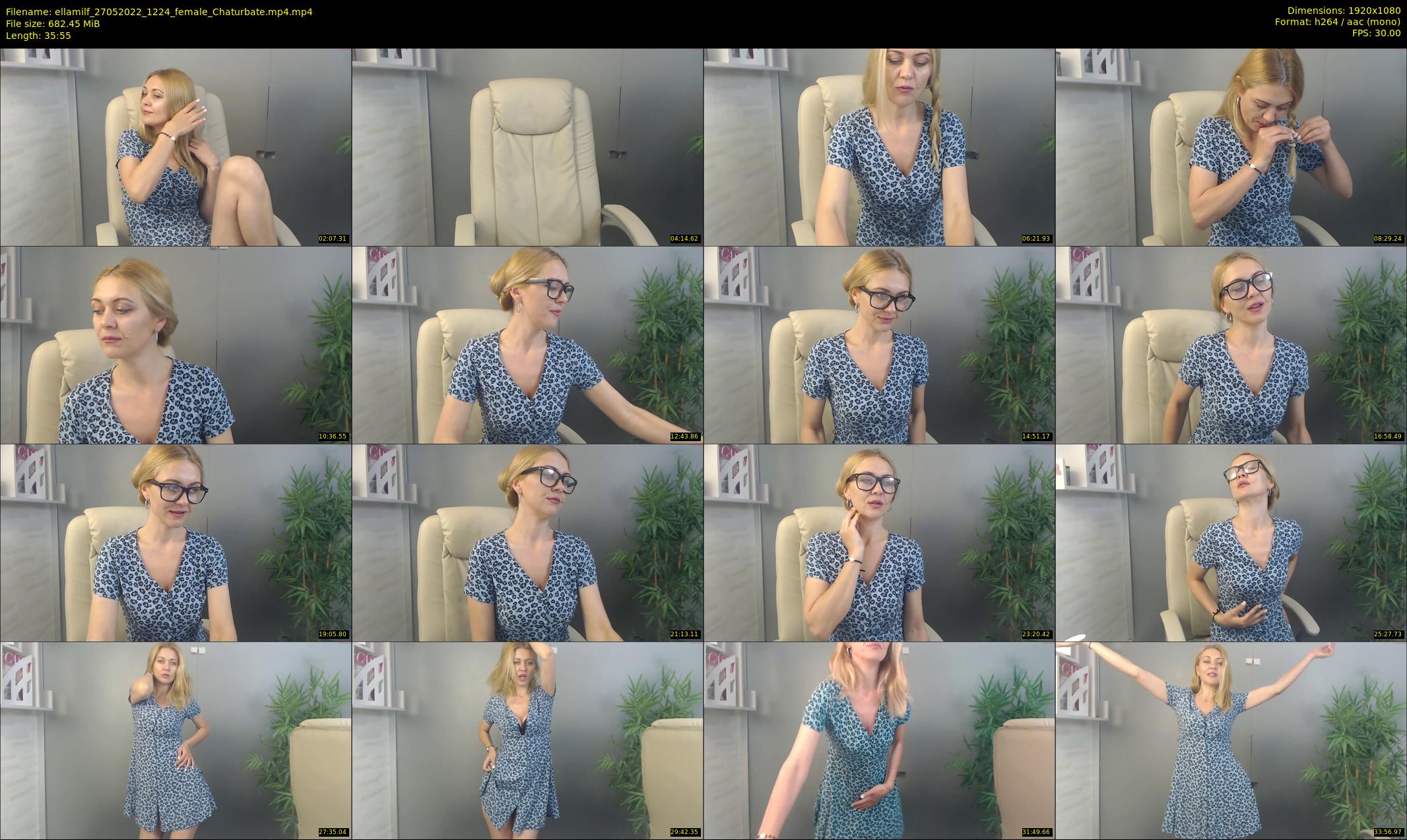 ellamilf — 36 minute Chaturbate female cam show recording, 1080p, May 27, 2022