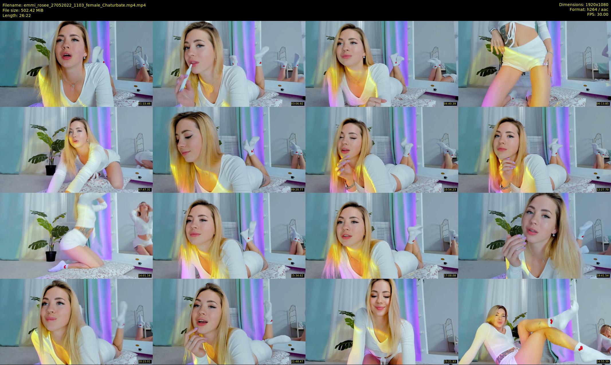 emmi_rosee — 27 minute Chaturbate female cam show recording, 1080p, May 27, 2022