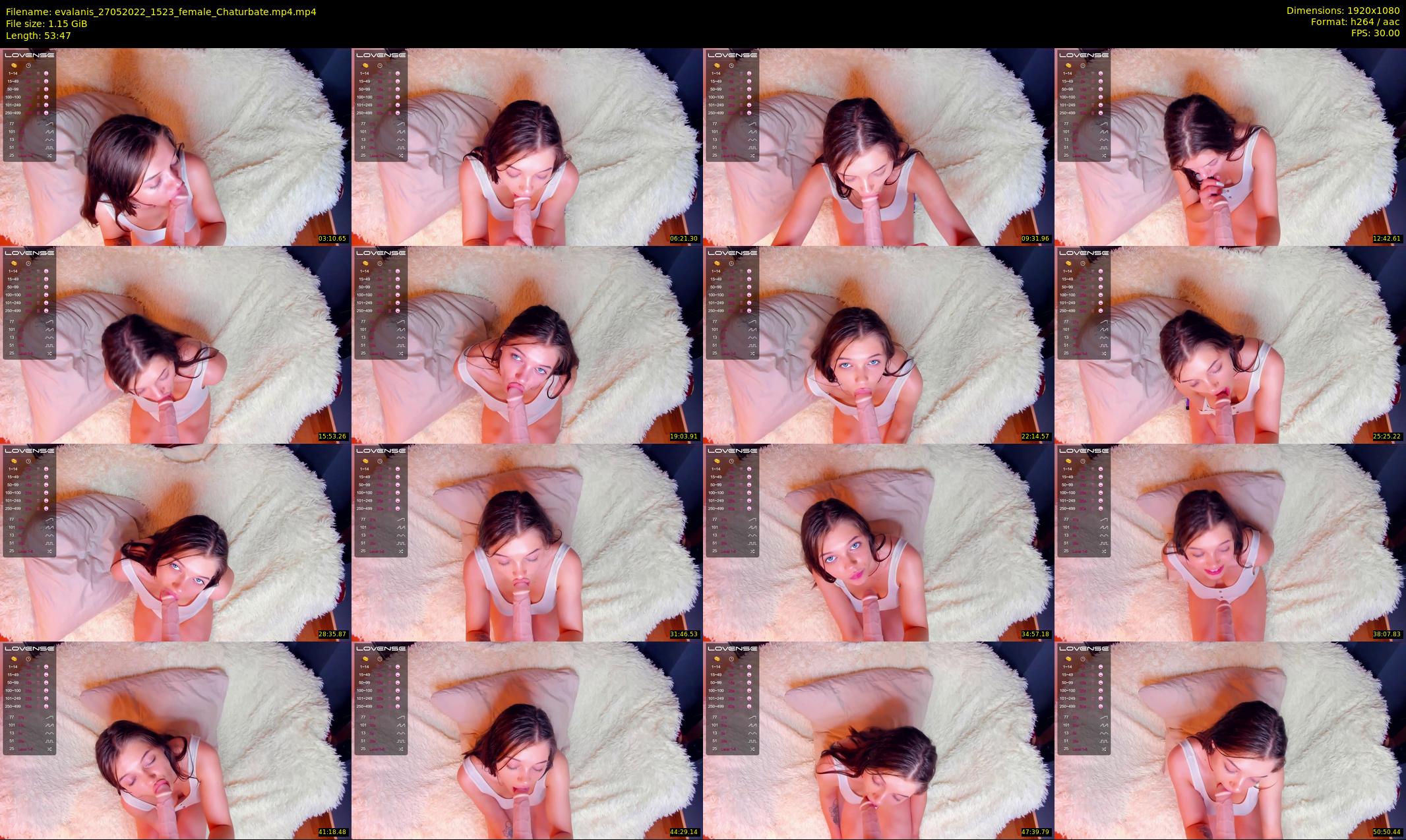 evalanis — 54 minute Chaturbate couple cam show recording, 1080p, May 27, 2022