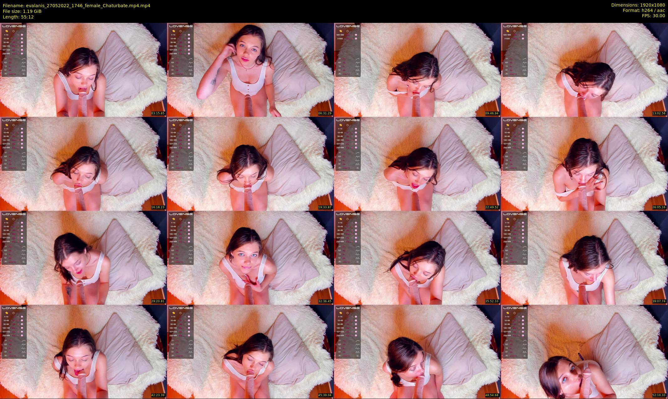 evalanis — 56 minute Chaturbate couple cam show recording, 1080p, May 27, 2022