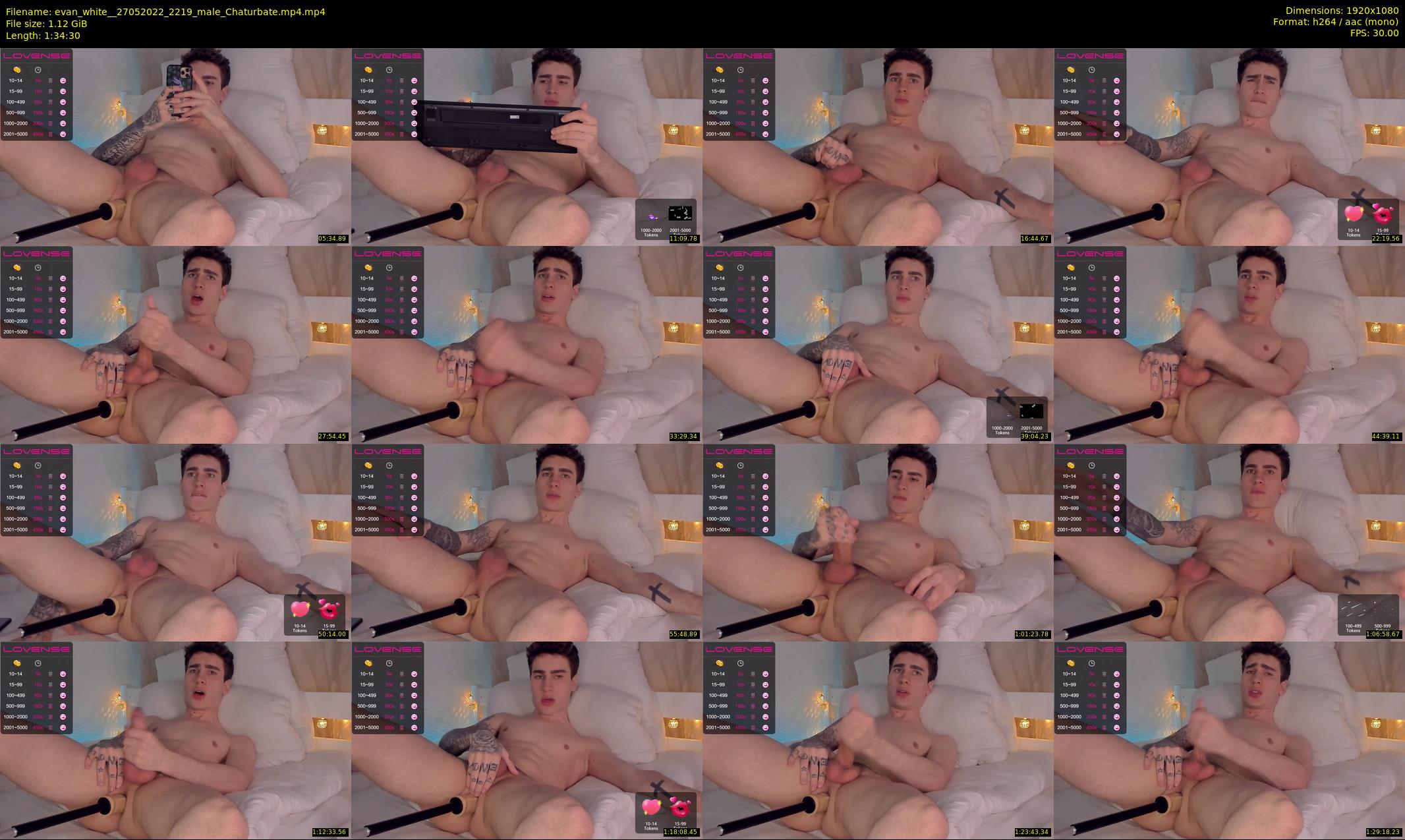 evan_white_ — 95 minute Chaturbate male cam show recording, 1080p, May 27, 2022