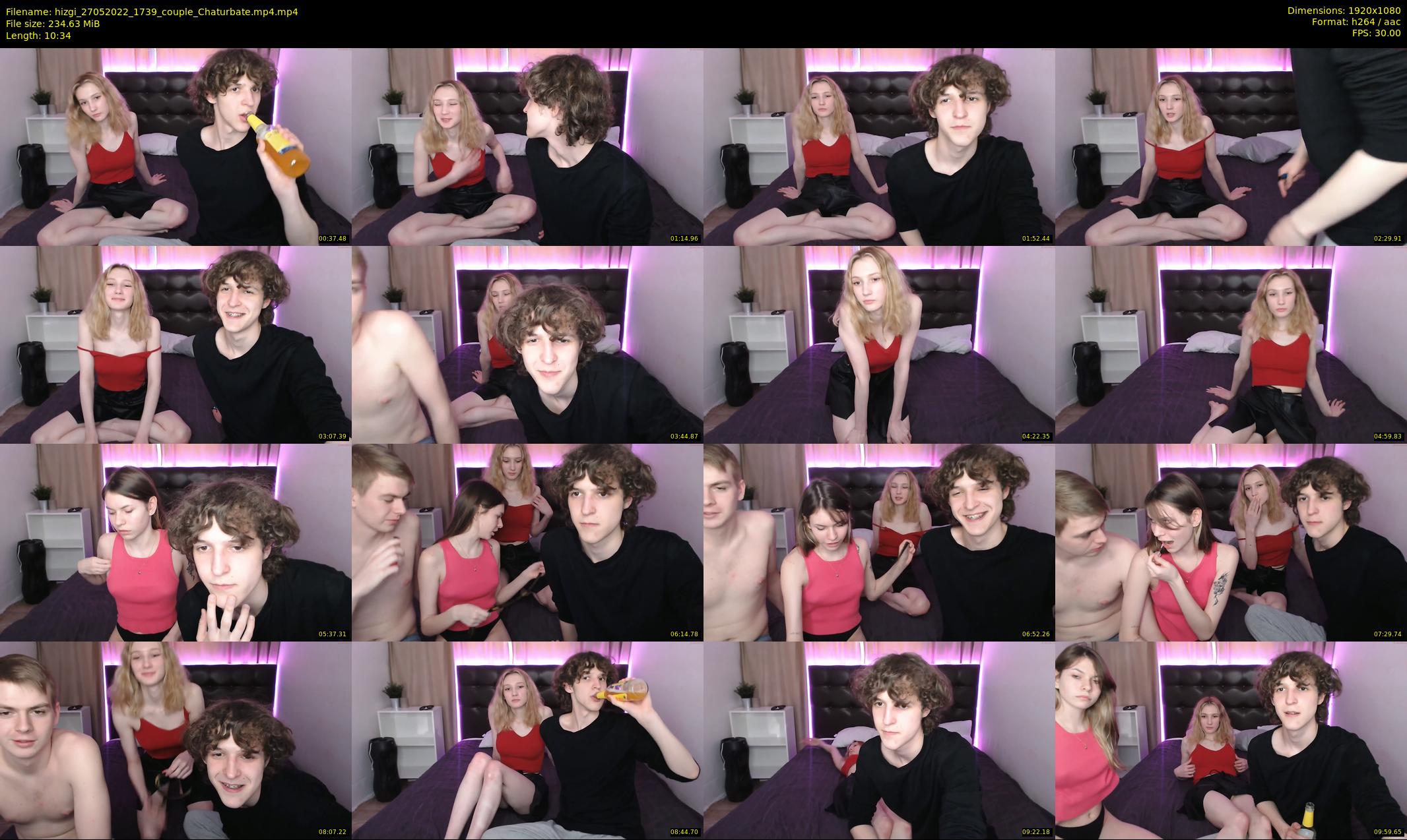 hizgi — 11 minute Chaturbate couple cam show recording, 1080p, May 27, 2022