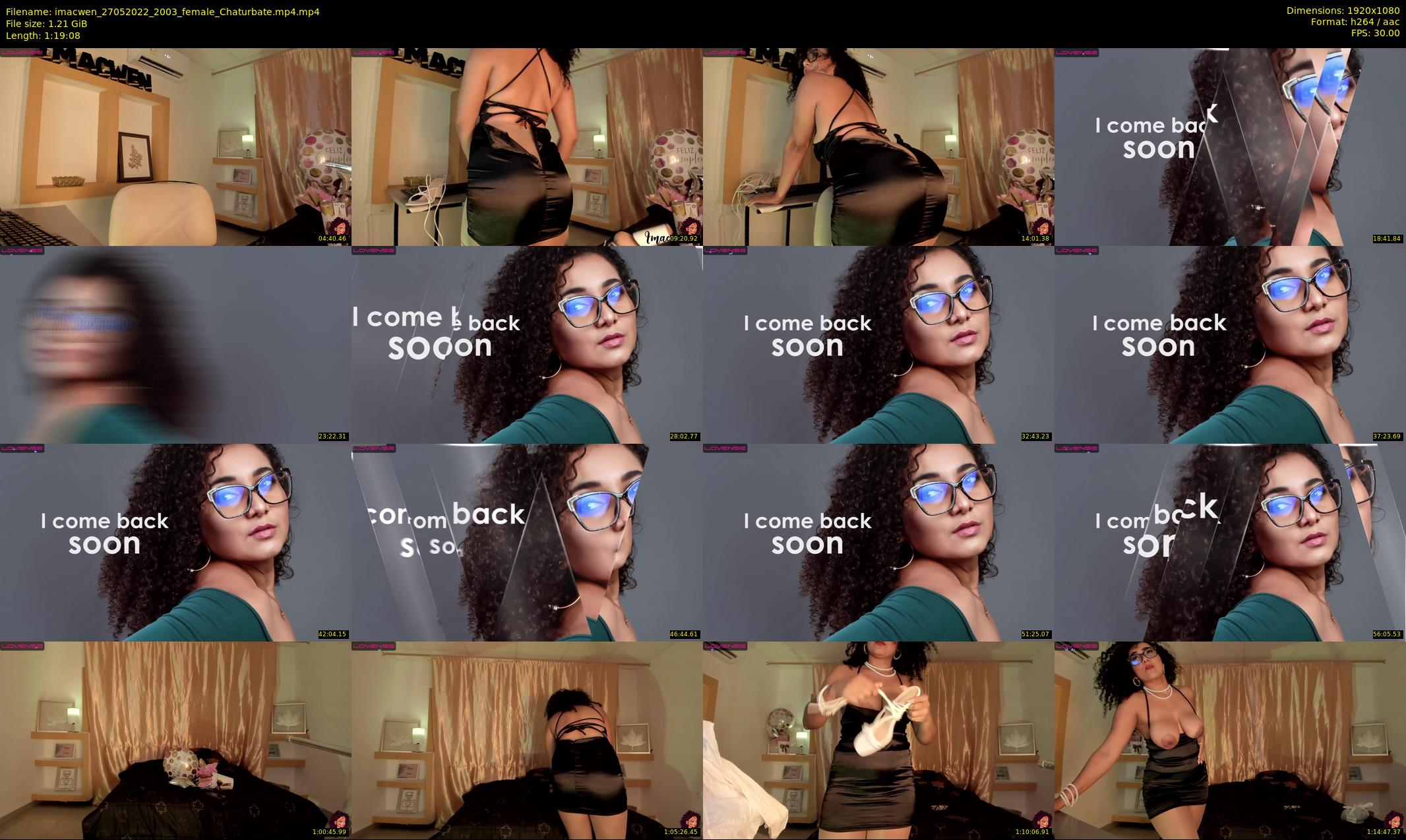 imacwen — 80 minute Chaturbate female cam show recording, 1080p, May 27, 2022