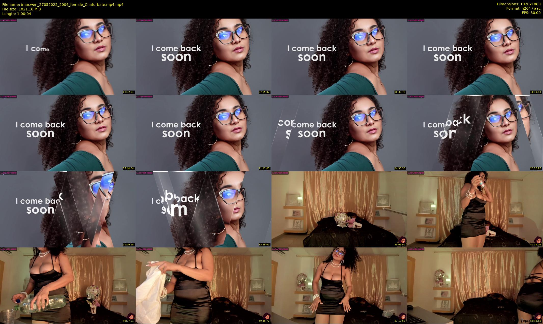 imacwen — 61 minute Chaturbate female cam show recording, 1080p, May 27, 2022