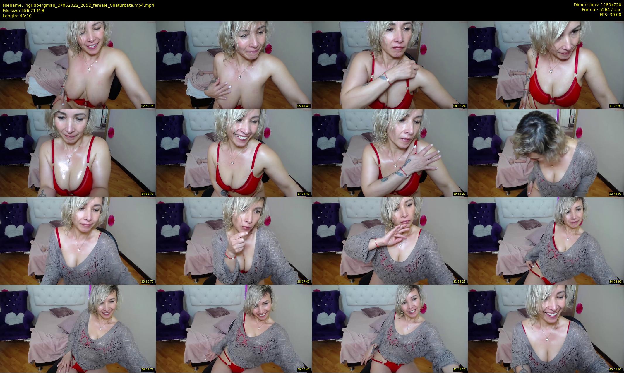 ingridbergman — 49 minute Chaturbate female cam show recording, 720p, May 27, 2022