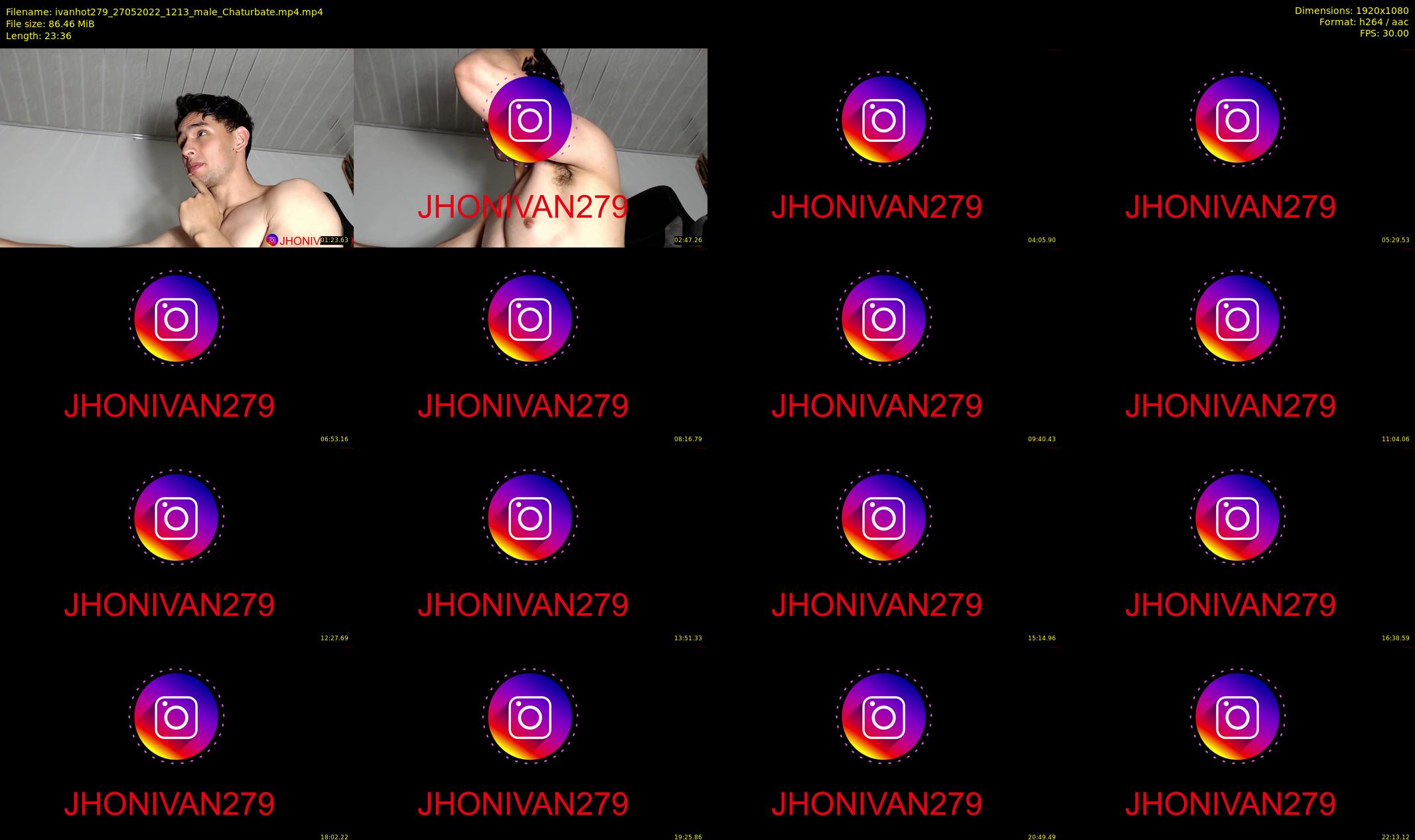 ivanhot279 — 24 minute Chaturbate male cam show recording, 1080p, May 27, 2022