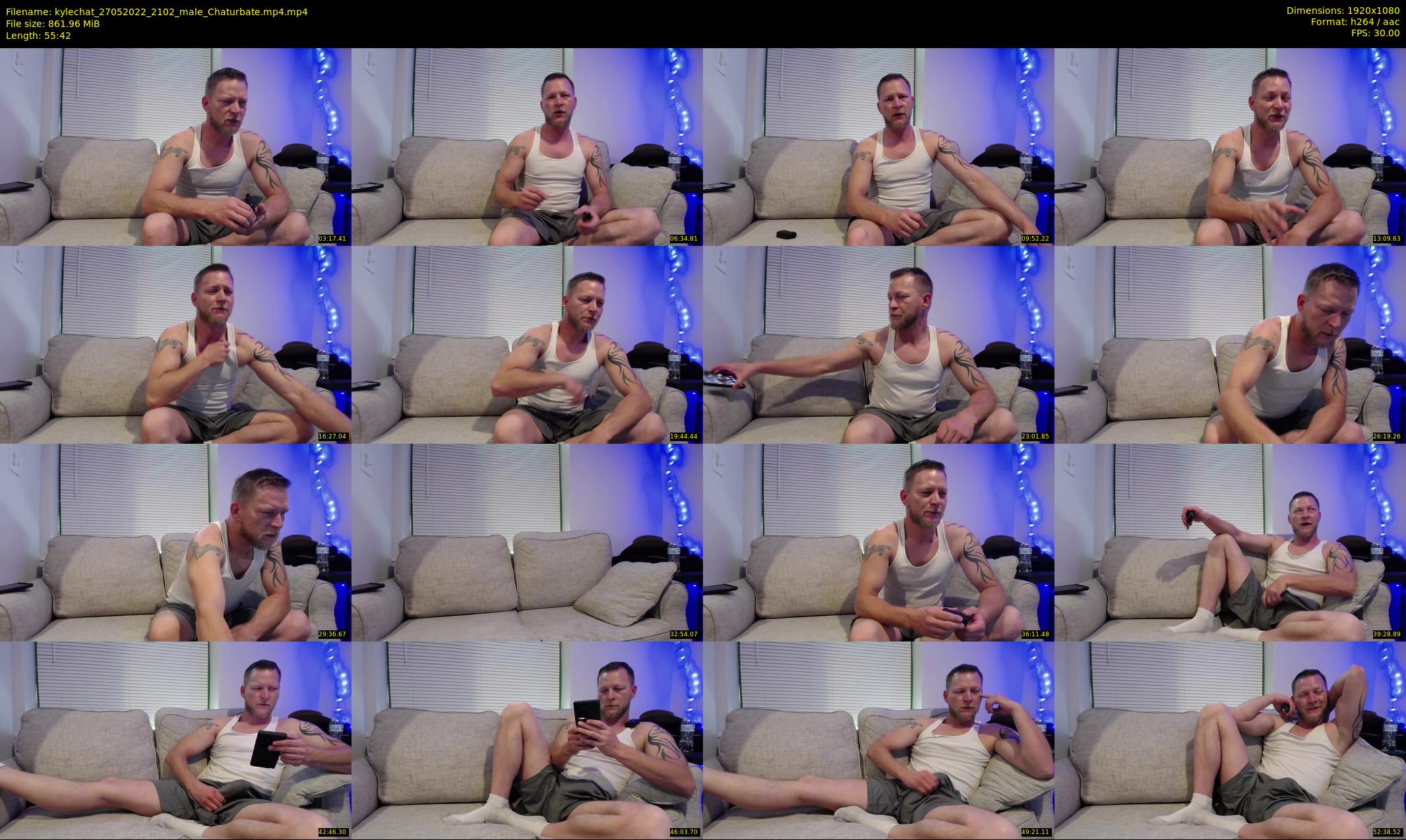 kylechat — 56 minute Chaturbate male cam show recording, 1080p, May 27, 2022