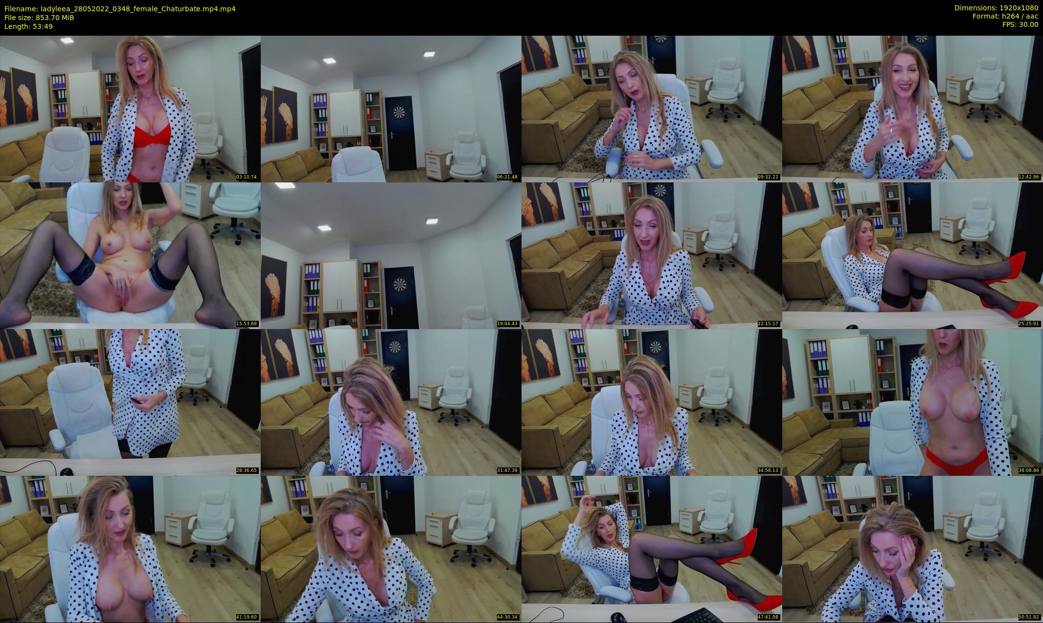 ladyleea — 54 minute Chaturbate female cam show recording, 1080p, May 28, 2022